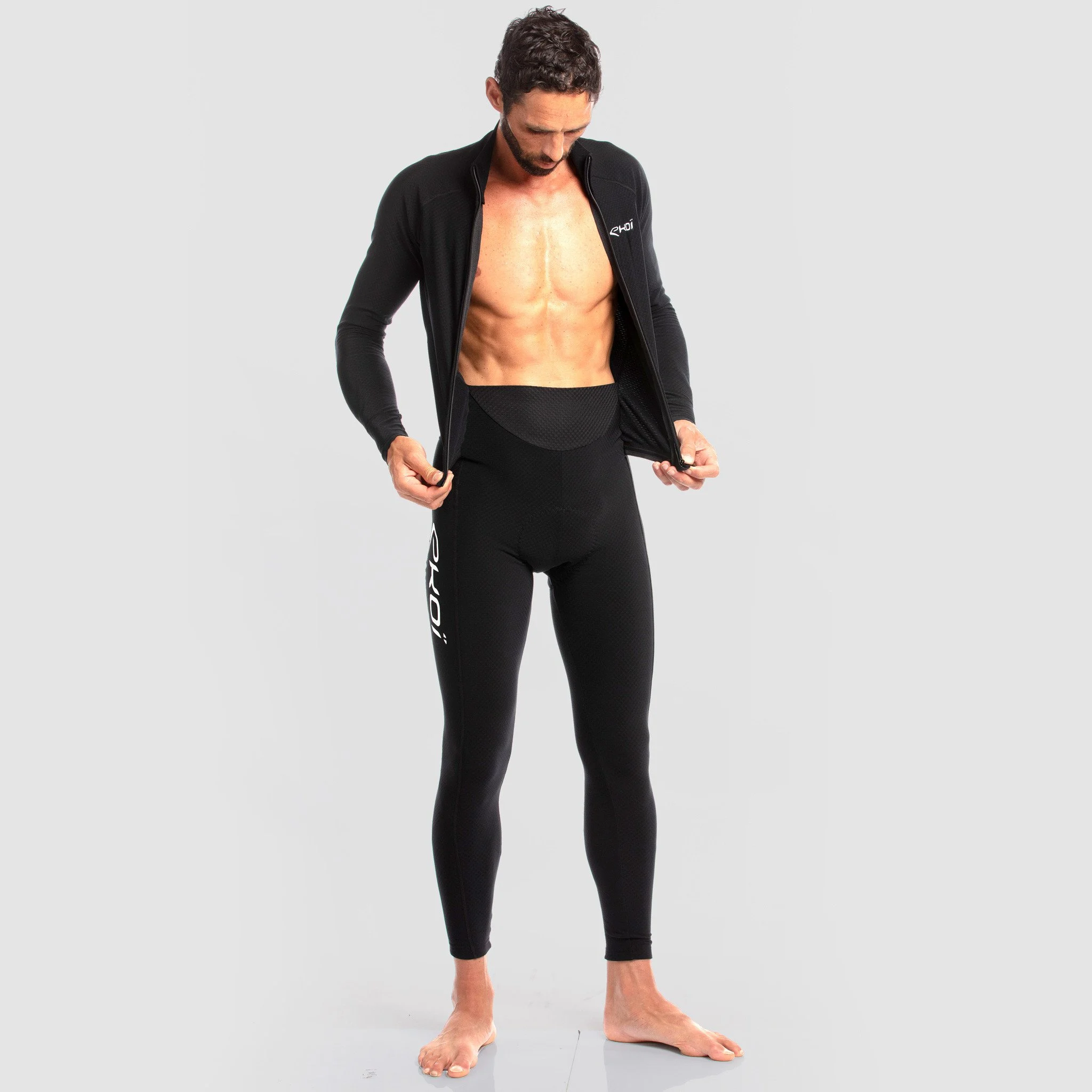 EKOI PRO GEL MEMORY Black thermal skin suit