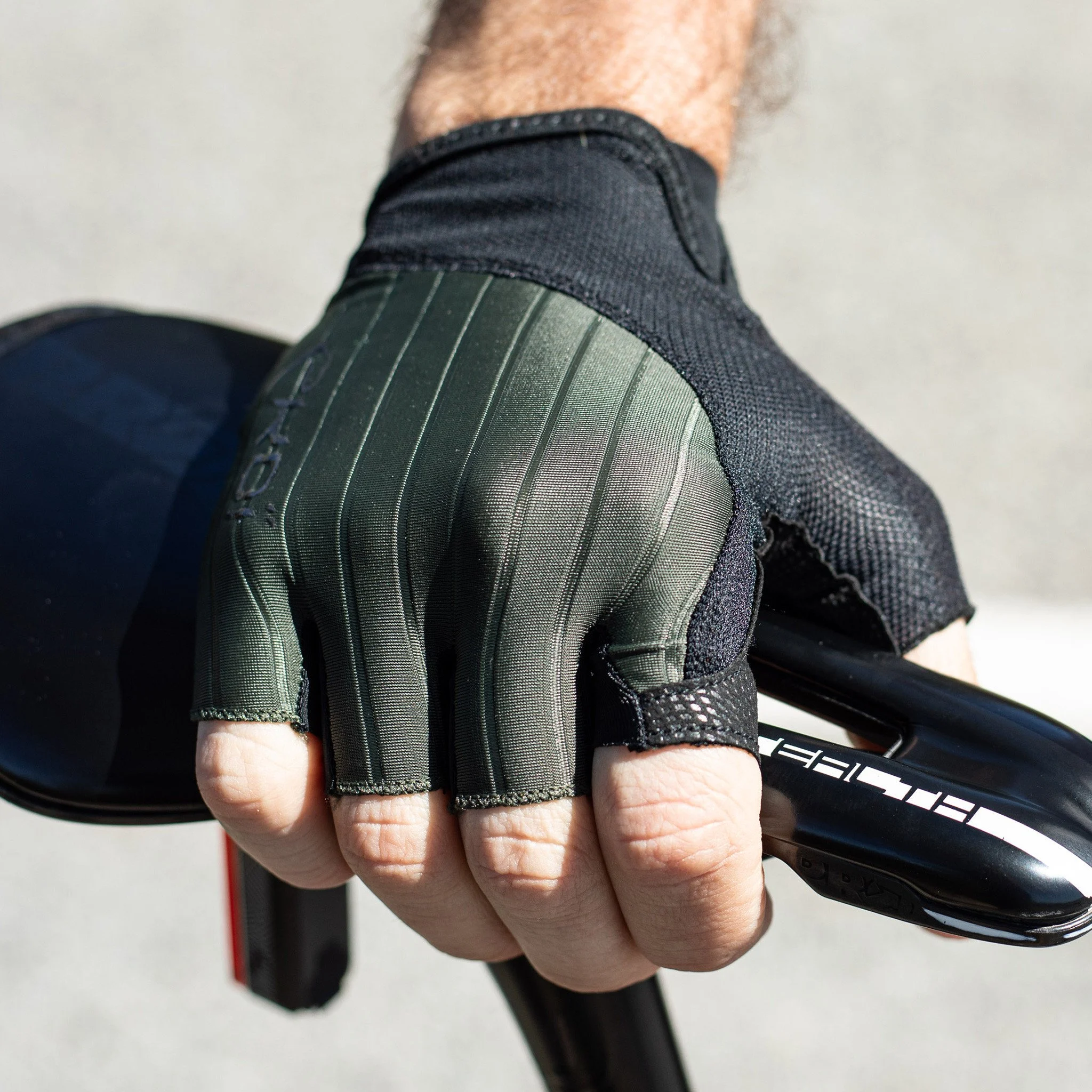 Gants velo silicon concept EKOI KAKI