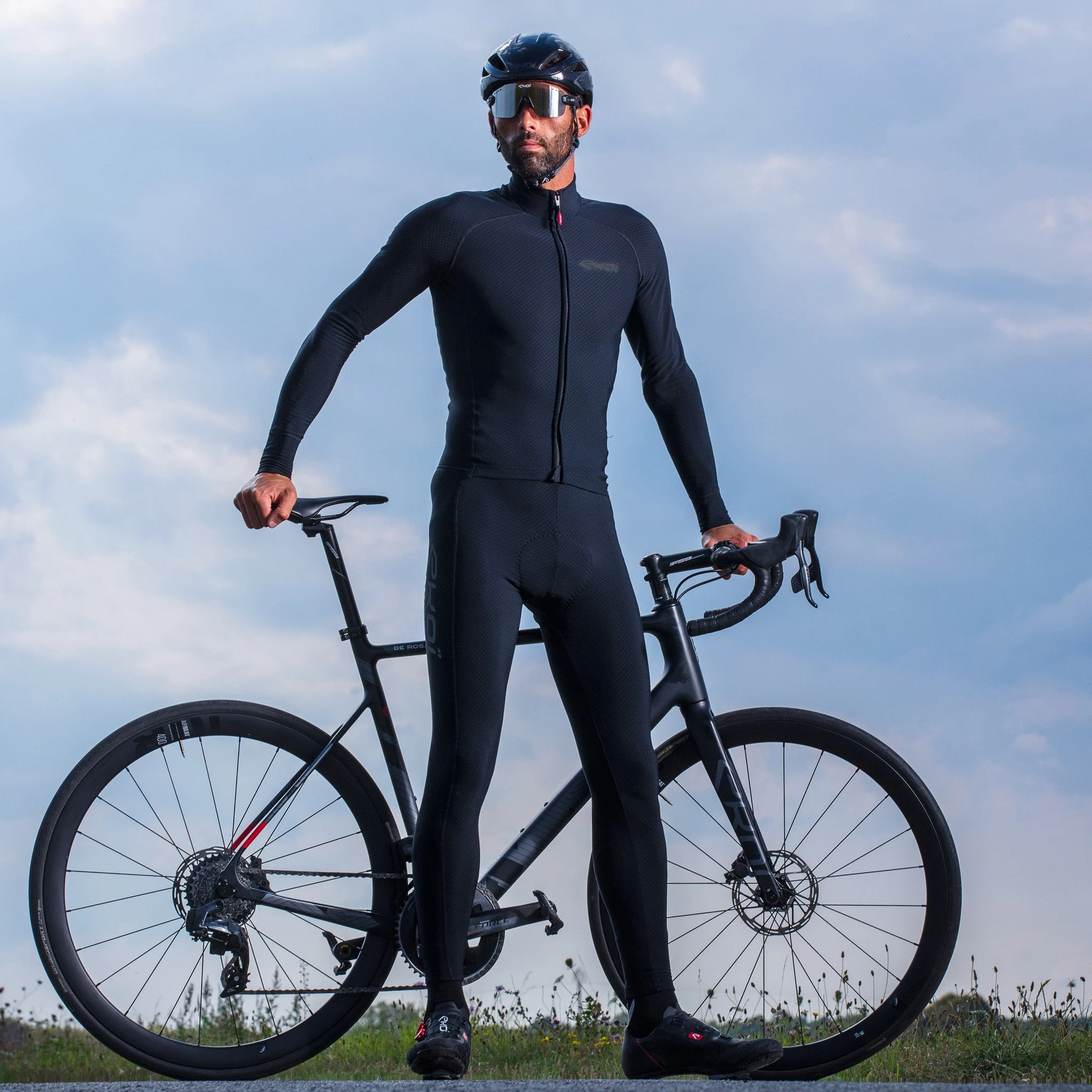 EKOI PRO GEL MEMORY Black thermal skin suit