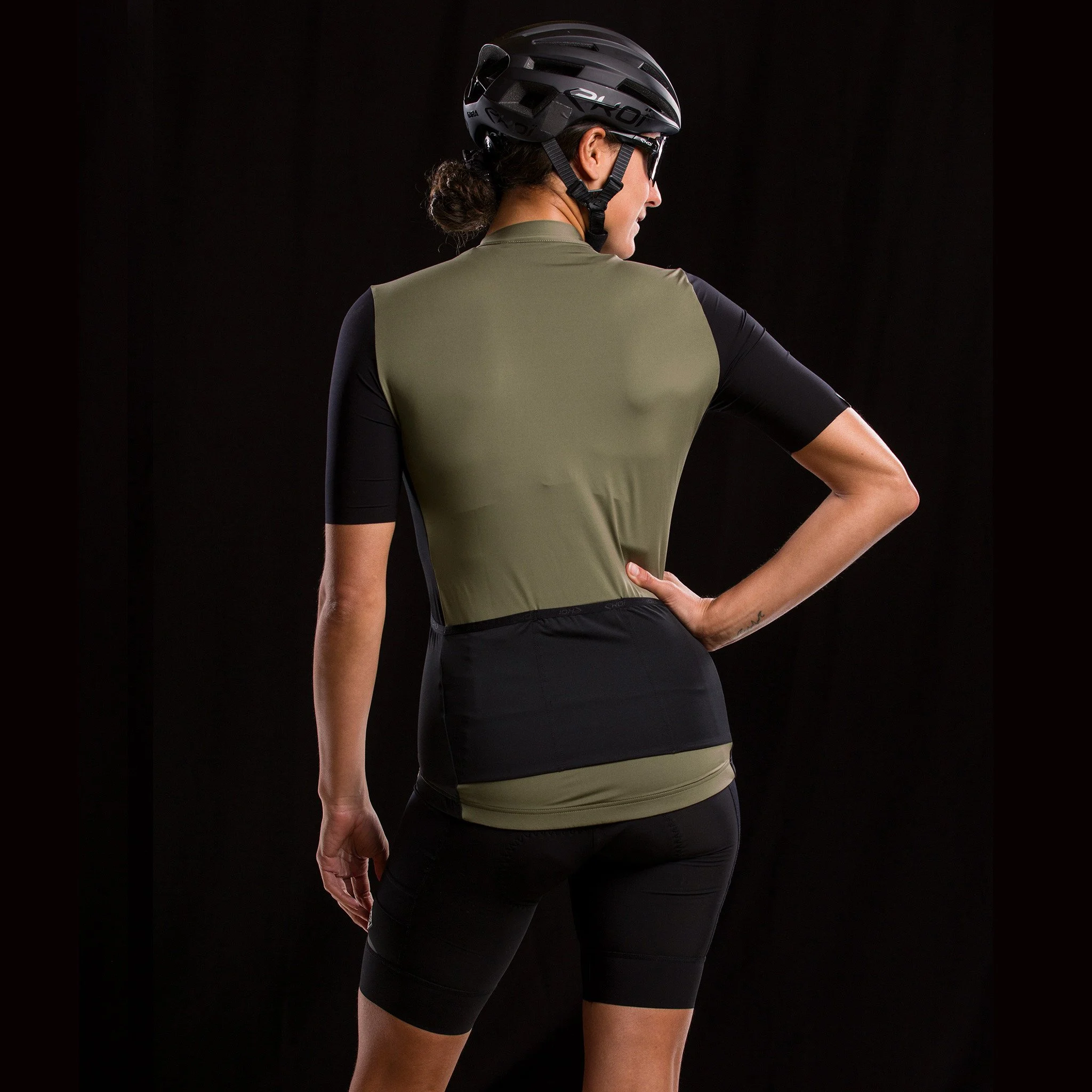 Unisex Jersey EKOI GRAVEL PERFORMANCE Kaki
