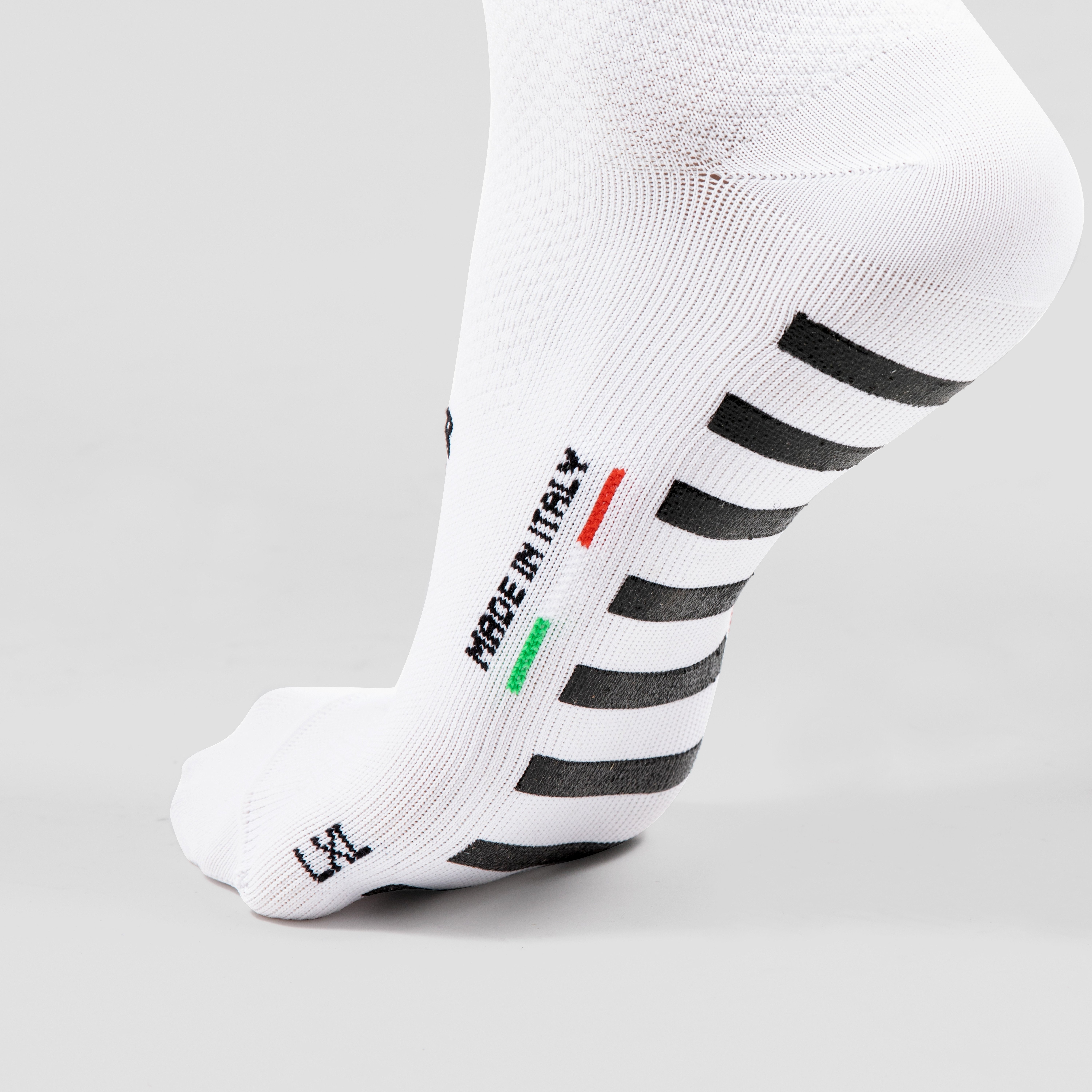 Chaussettes EKOI Racing POWER GRIP Blanc 18cm