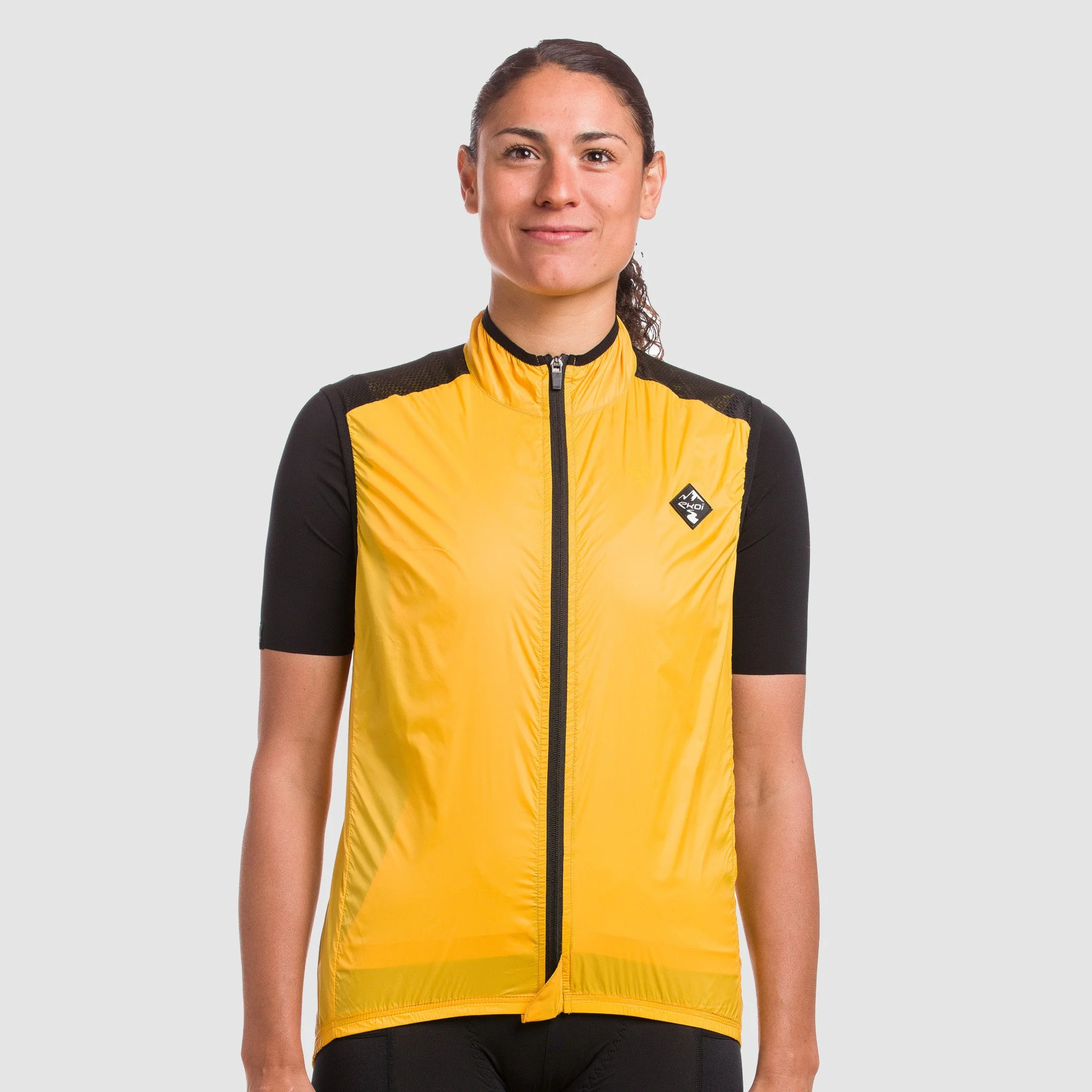 Unisex Windproof Vest EKOI GRAVEL ULTRALIGHT Kaki