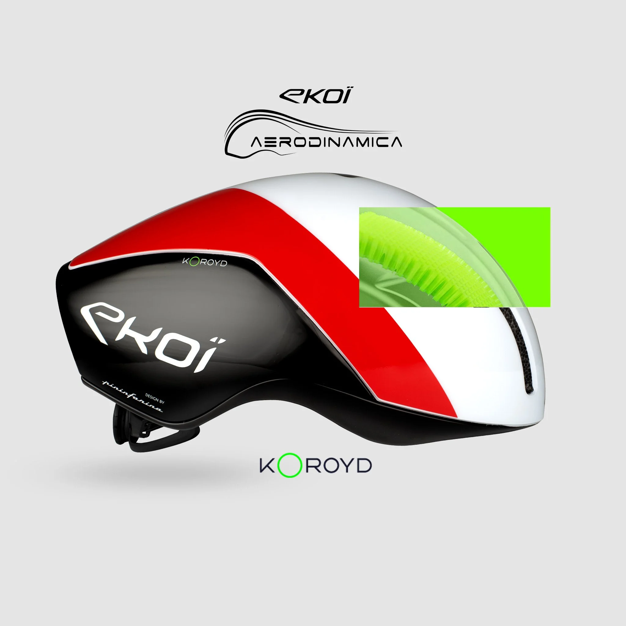 Helmet Aerodinamica by Pininfarina Black & red