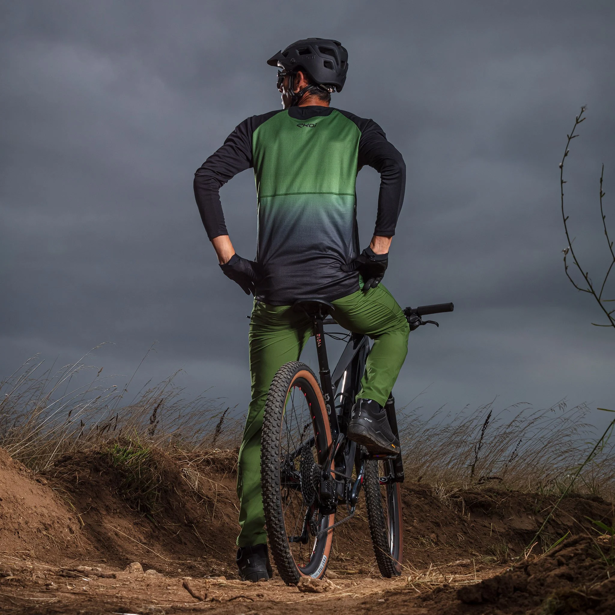 Trousers EKOI MTB Orange
