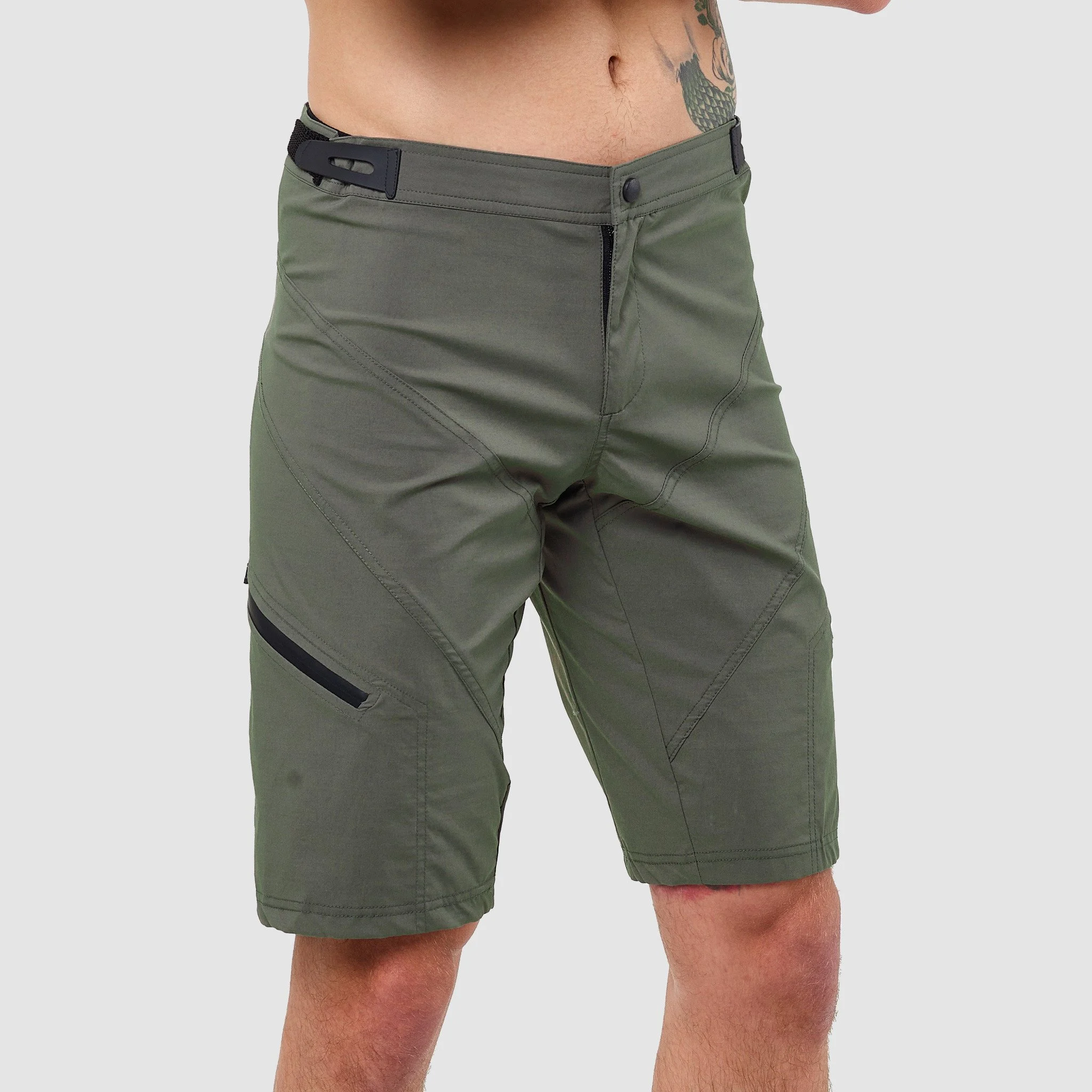 Unisex Shorts EKOI GRAVEL CONFORT Kaki