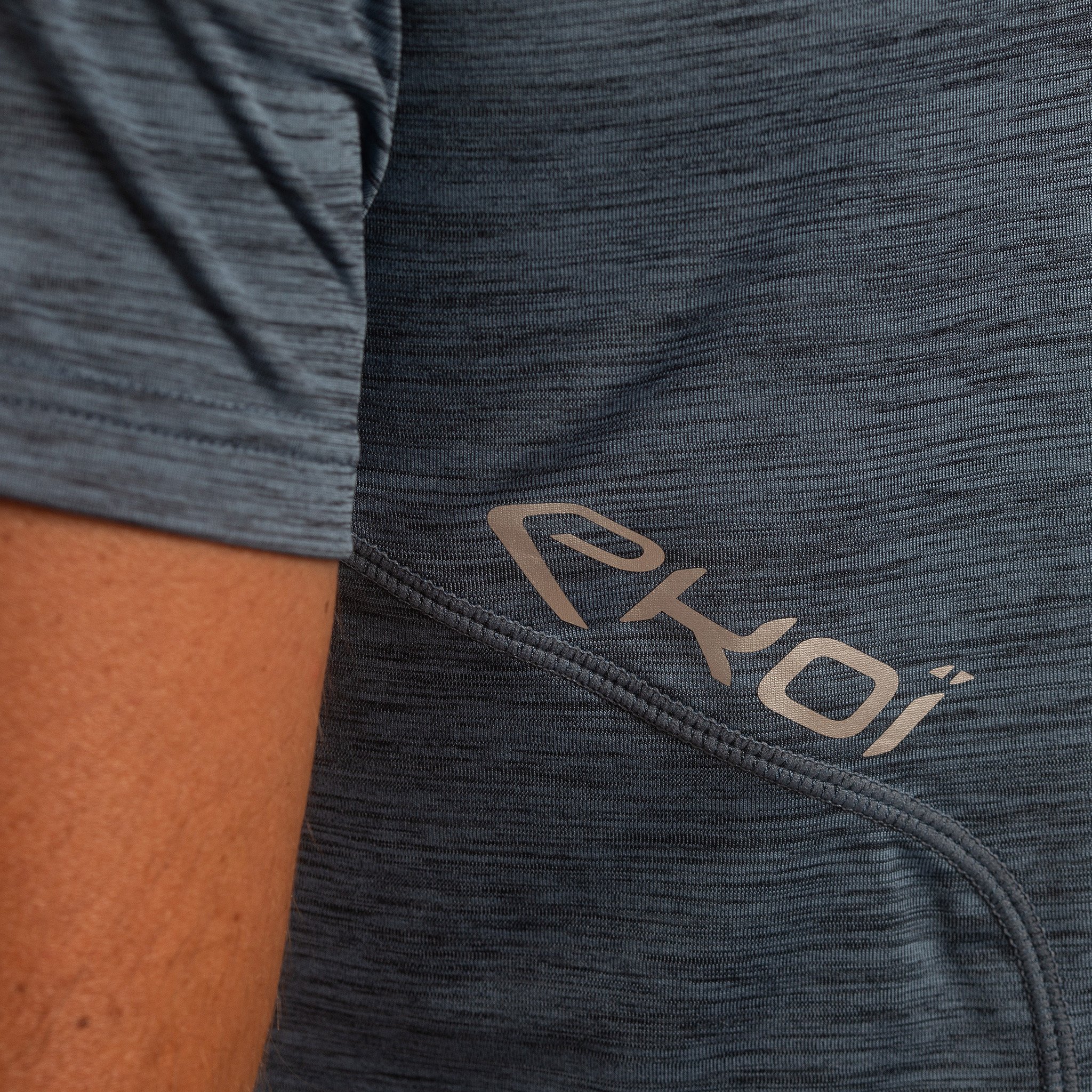 MEN TEE SHIRT PERFORMANCE EKOI RUN BLUE