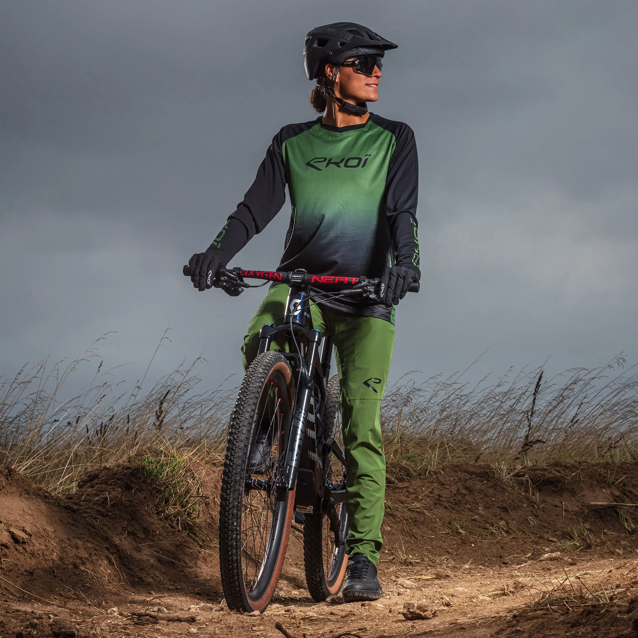 Trousers EKOI MTB Orange