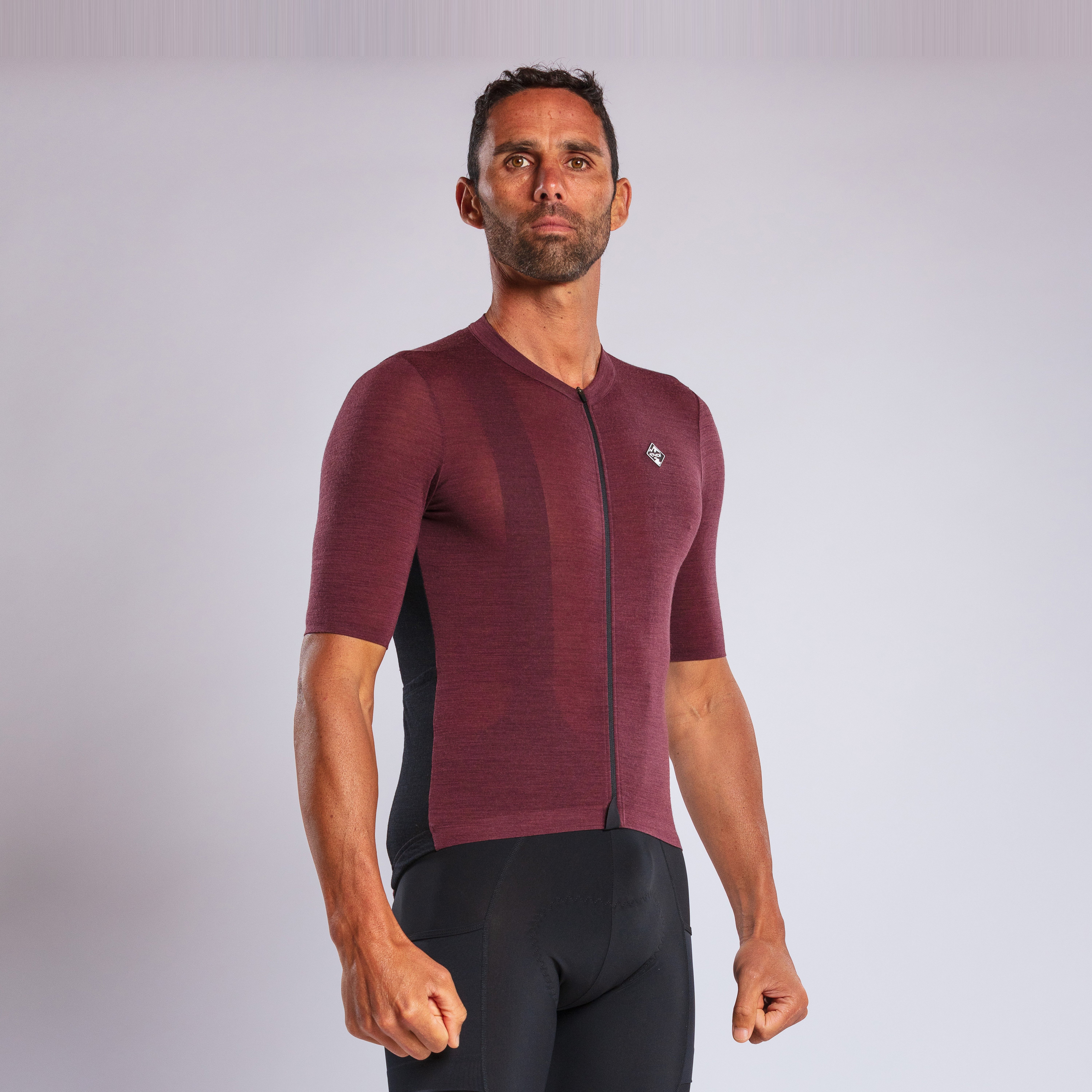 Merino Unisex Perf Gravel Jersey Black