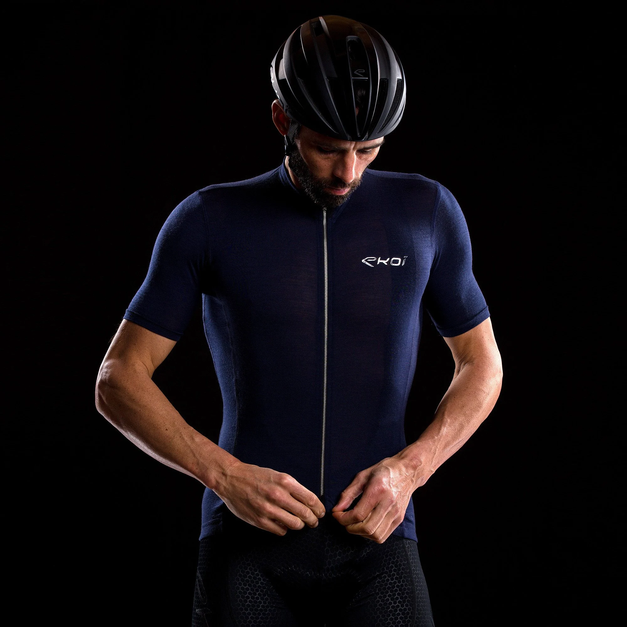 MERINO Jersey Blue