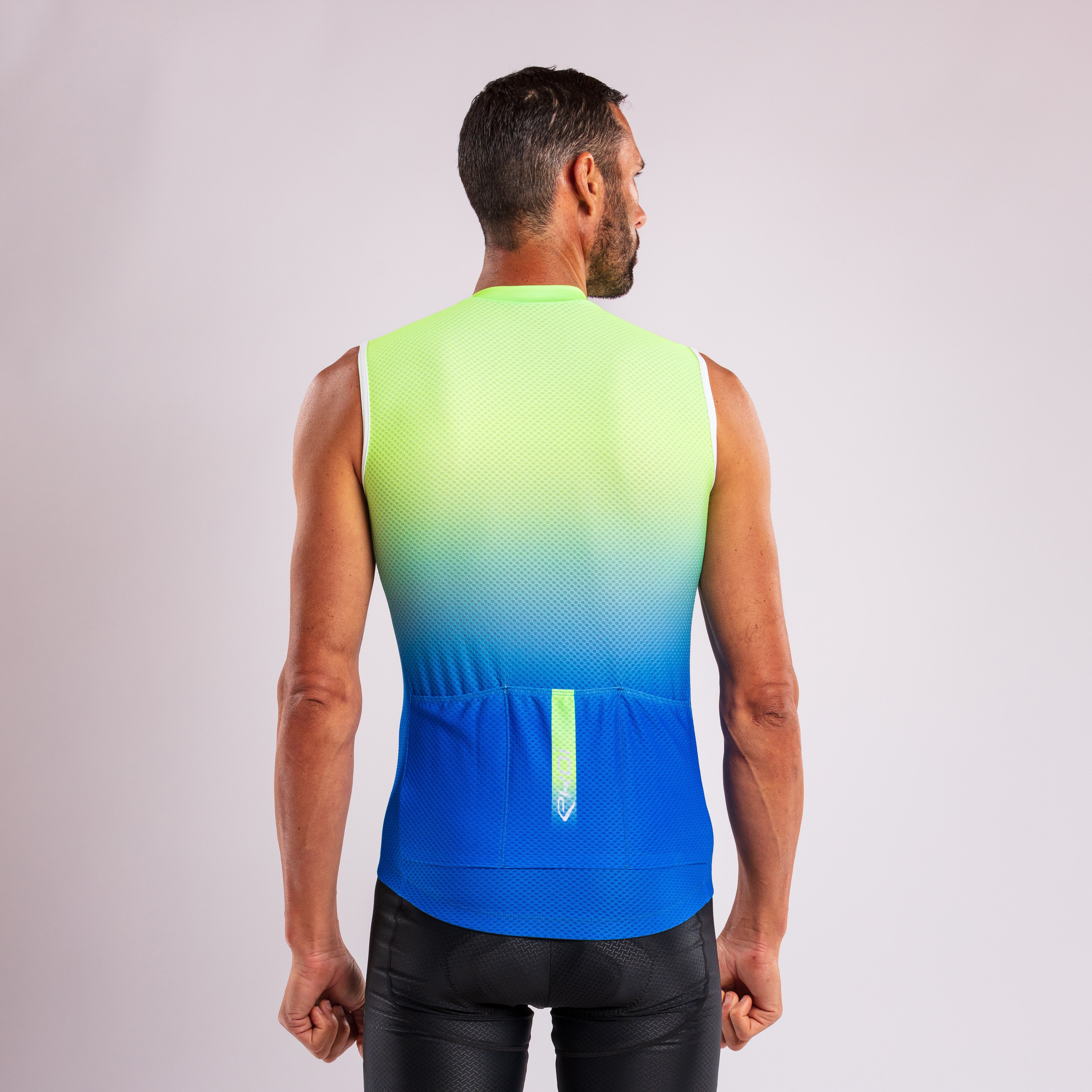 EKOI SLEEVELESS SUMMER JERSEY NEON BLUE