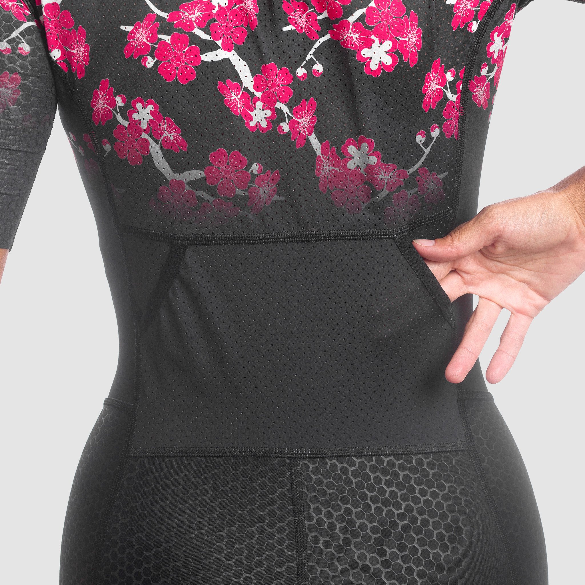 NATHALIE SIMON women's black tri-suit by