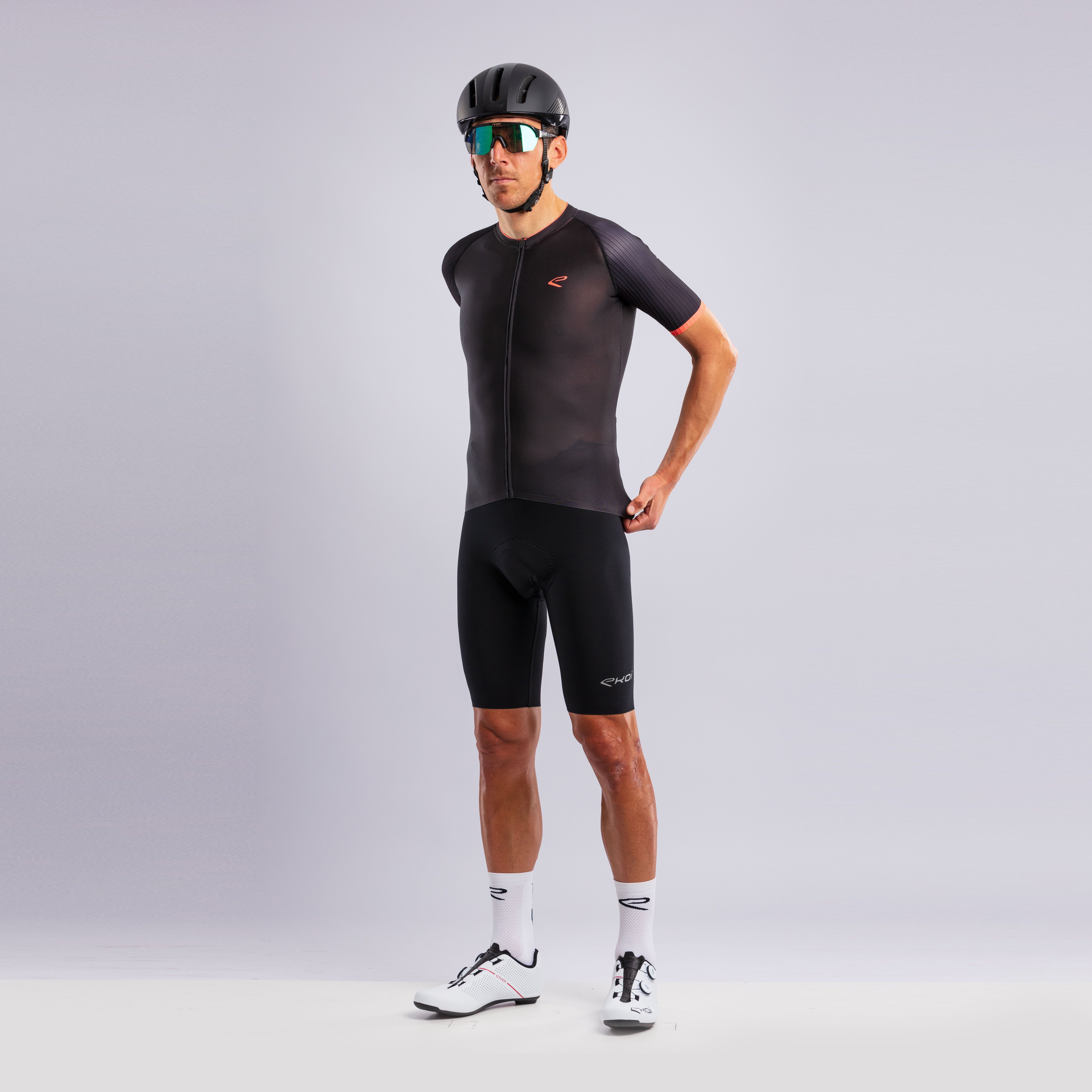 Maillot EKOI Racing OUTLAST Blanc Noir
