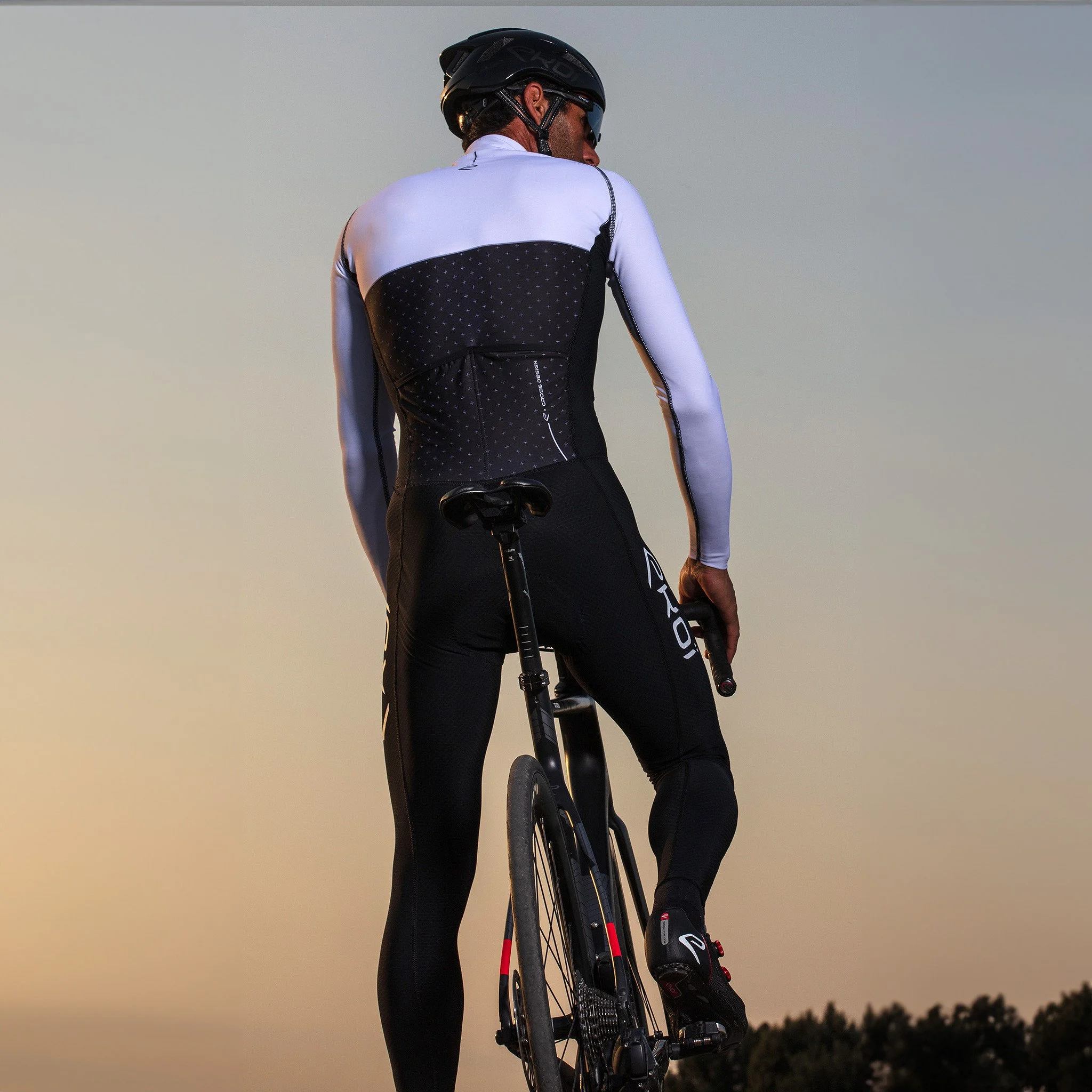 EKOI 3D GEL CROSS ROAD White thermal skin suit