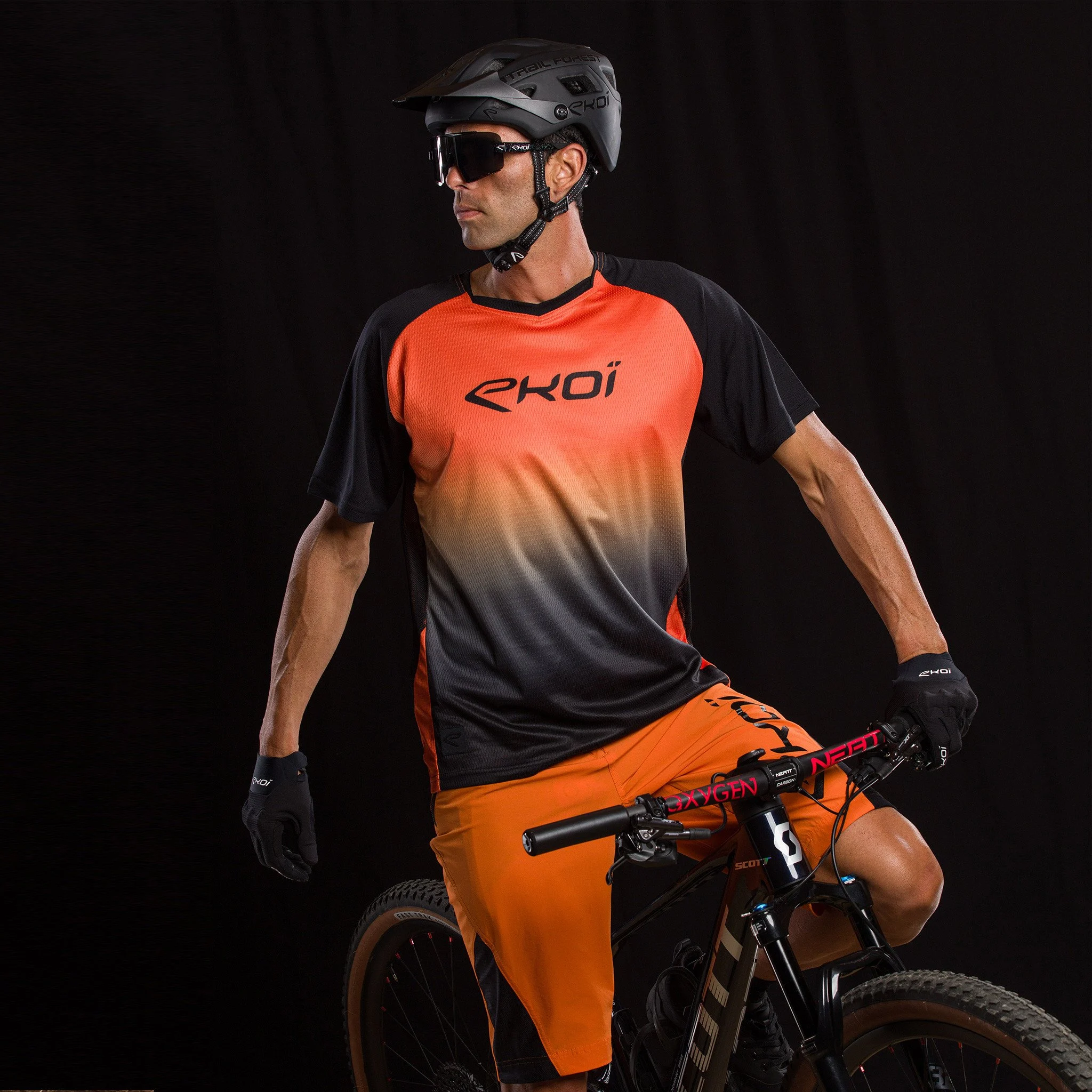 Short Sleeves Jersey EKOI MTB Grey