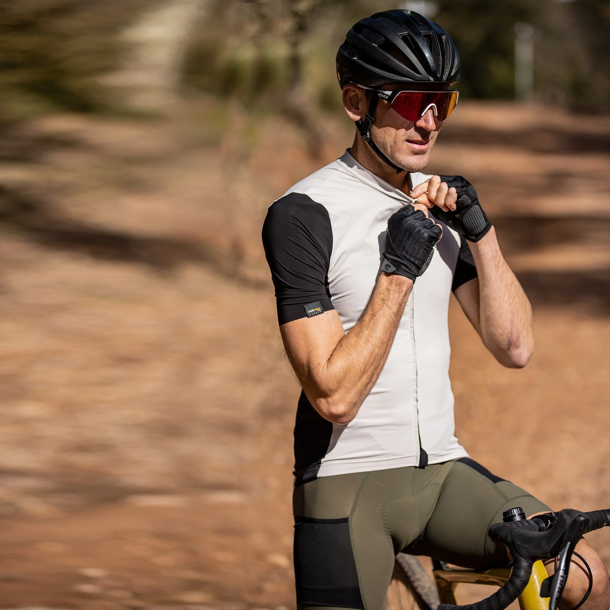 EKOI GRAVEL Cargo Pockets PERF Bib shorts Navy Blue