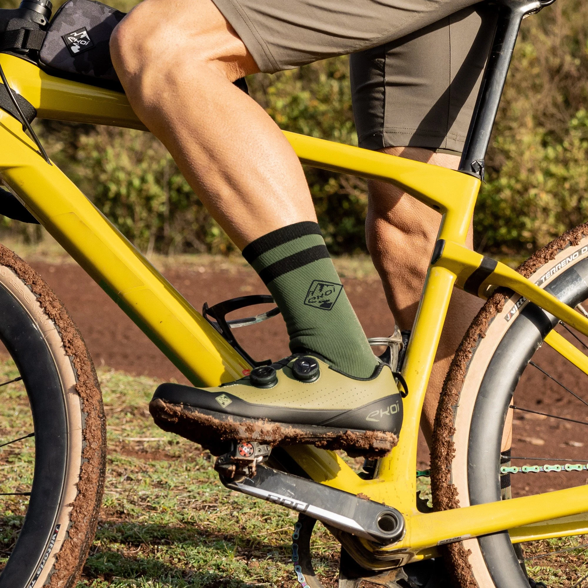 EKOI GRAVEL Unisex socks Navy Blue