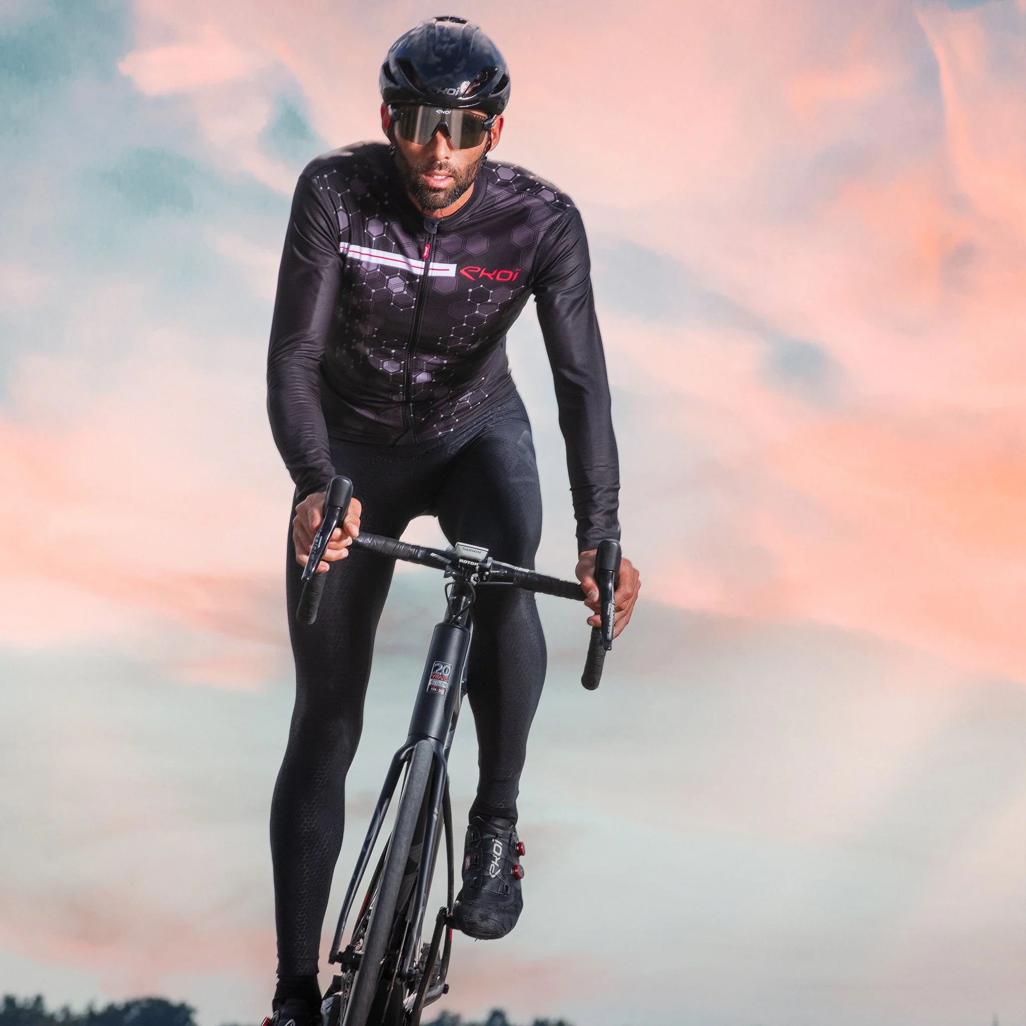 LONG SLEEVES JERSEY EKOI ATOM BLACK
