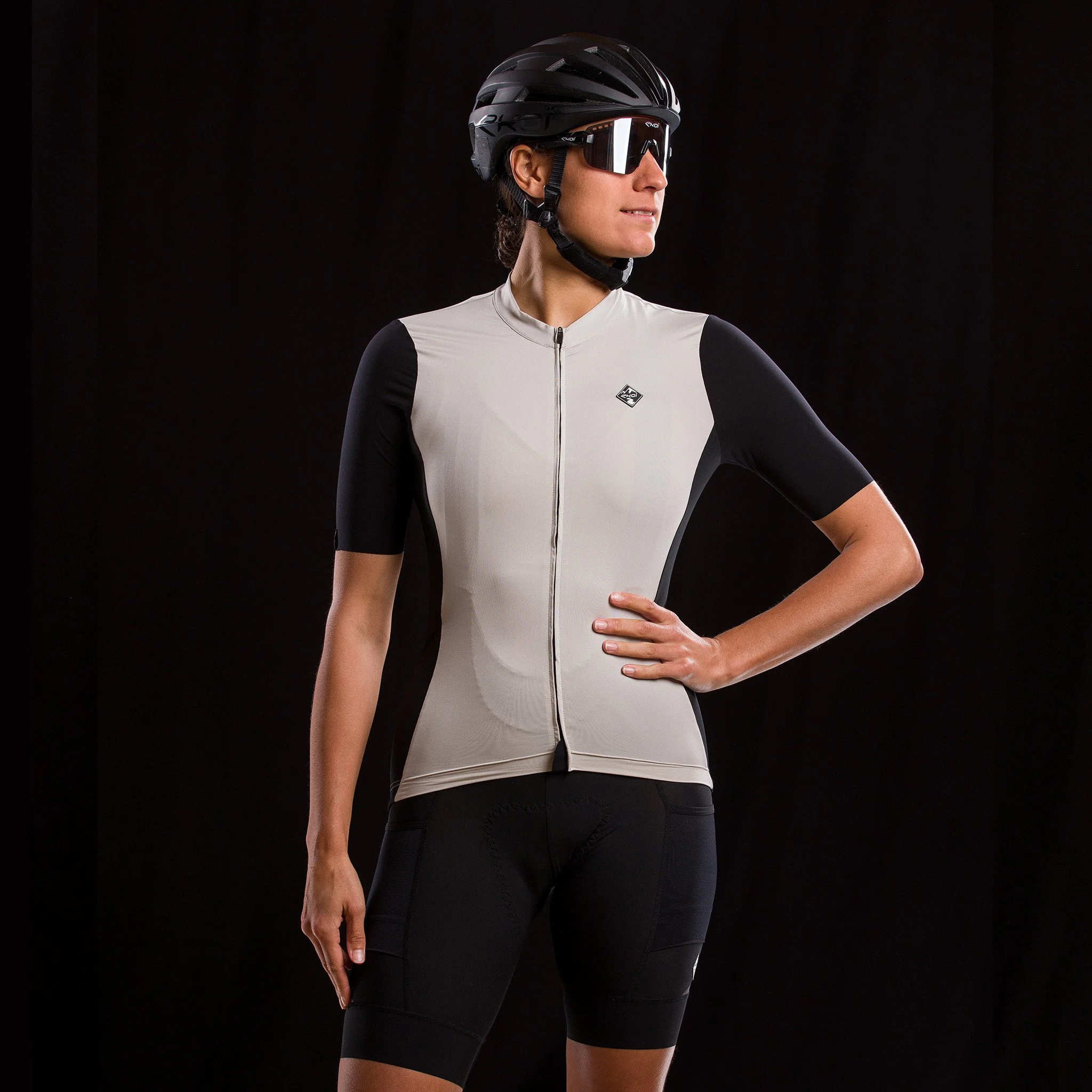 Unisex Jersey EKOI GRAVEL PERFORMANCE Kaki