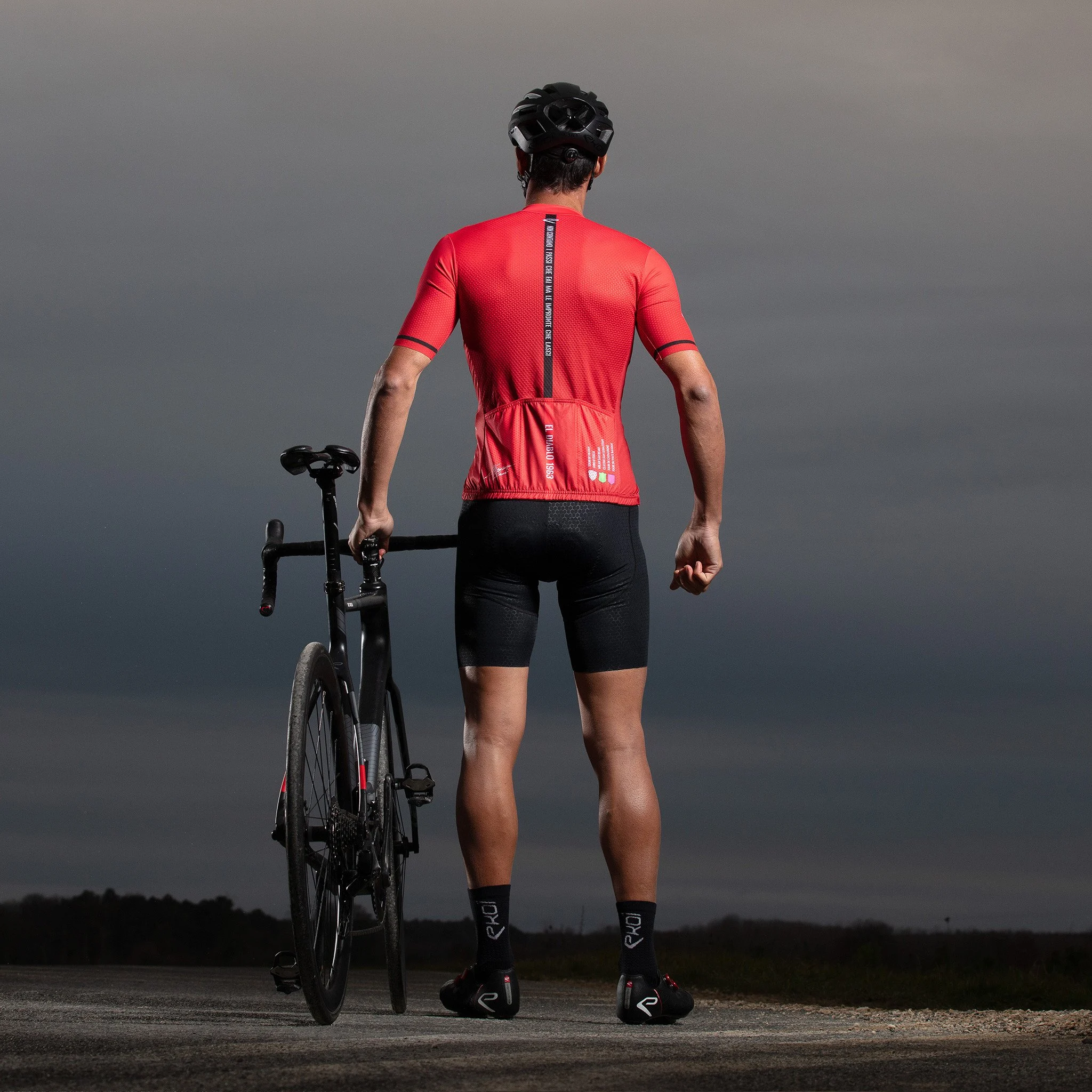 EKOI X EL DIABLO Red short sleeved jersey