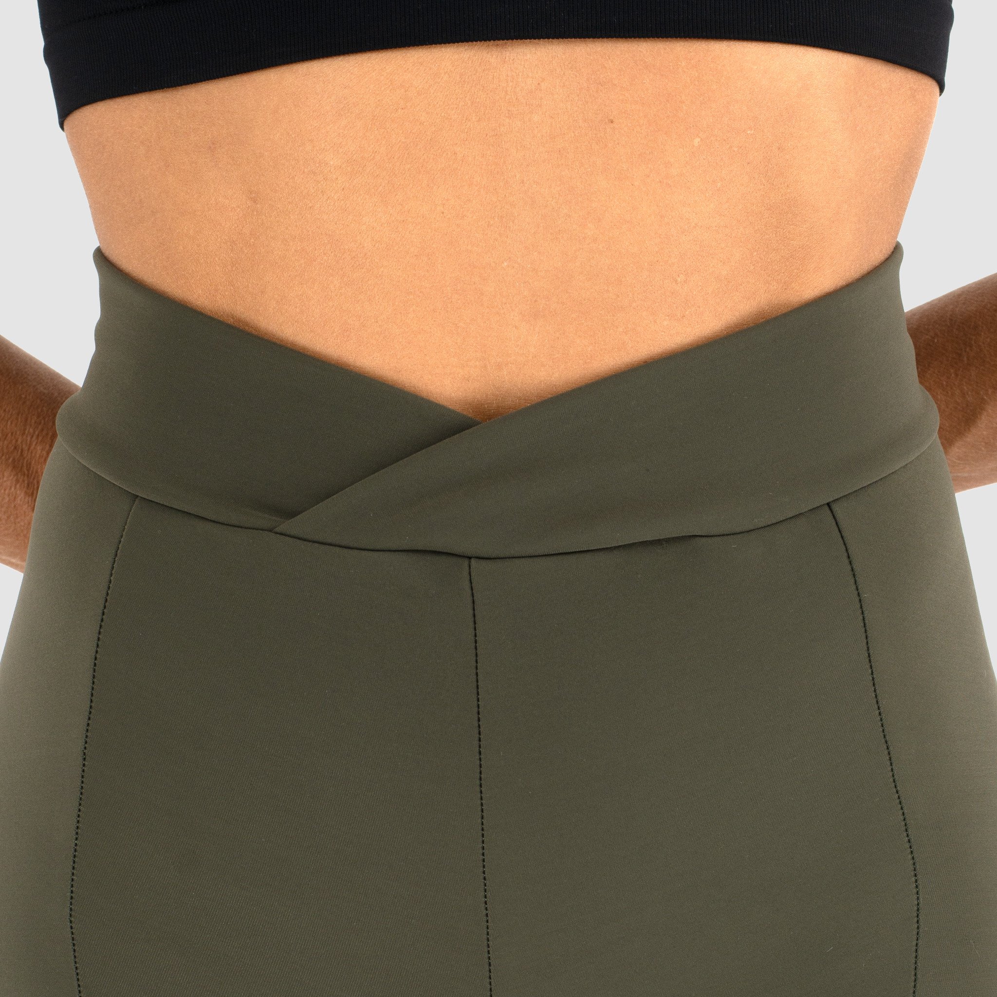 EKOI Women's Kkaki 3/4 bib knicks