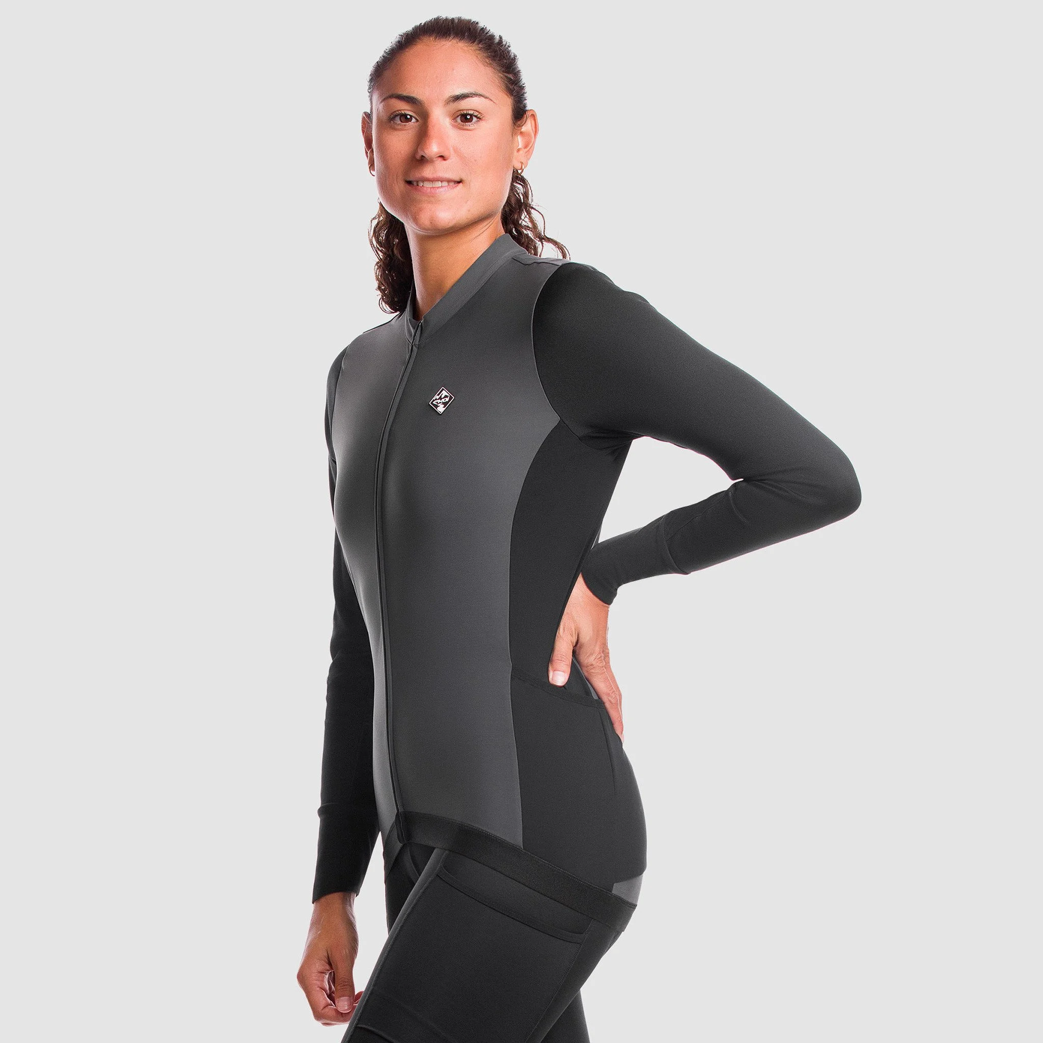 EKOI Gravel Cordura grey unisex winter jersey