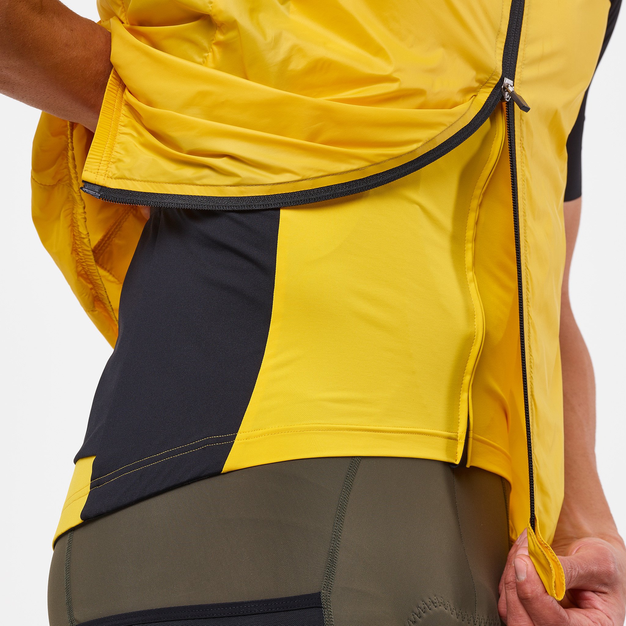 Unisex Windproof Vest EKOI GRAVEL ULTRALIGHT Kaki