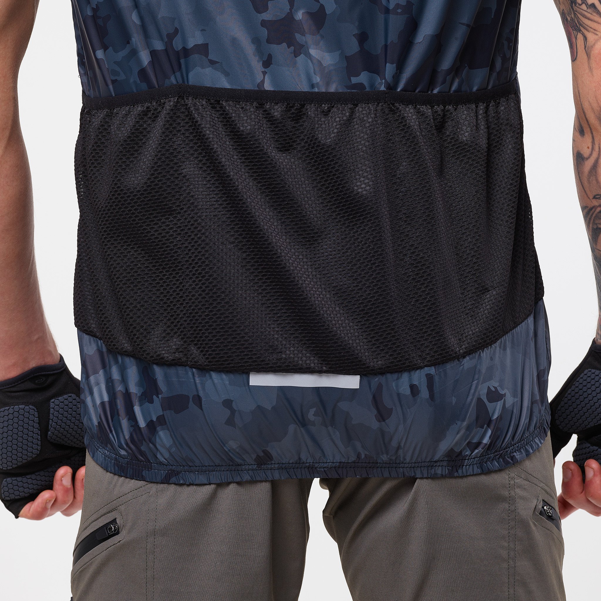 Unisex Windproof Vest EKOI GRAVEL PADDED Stone Grey