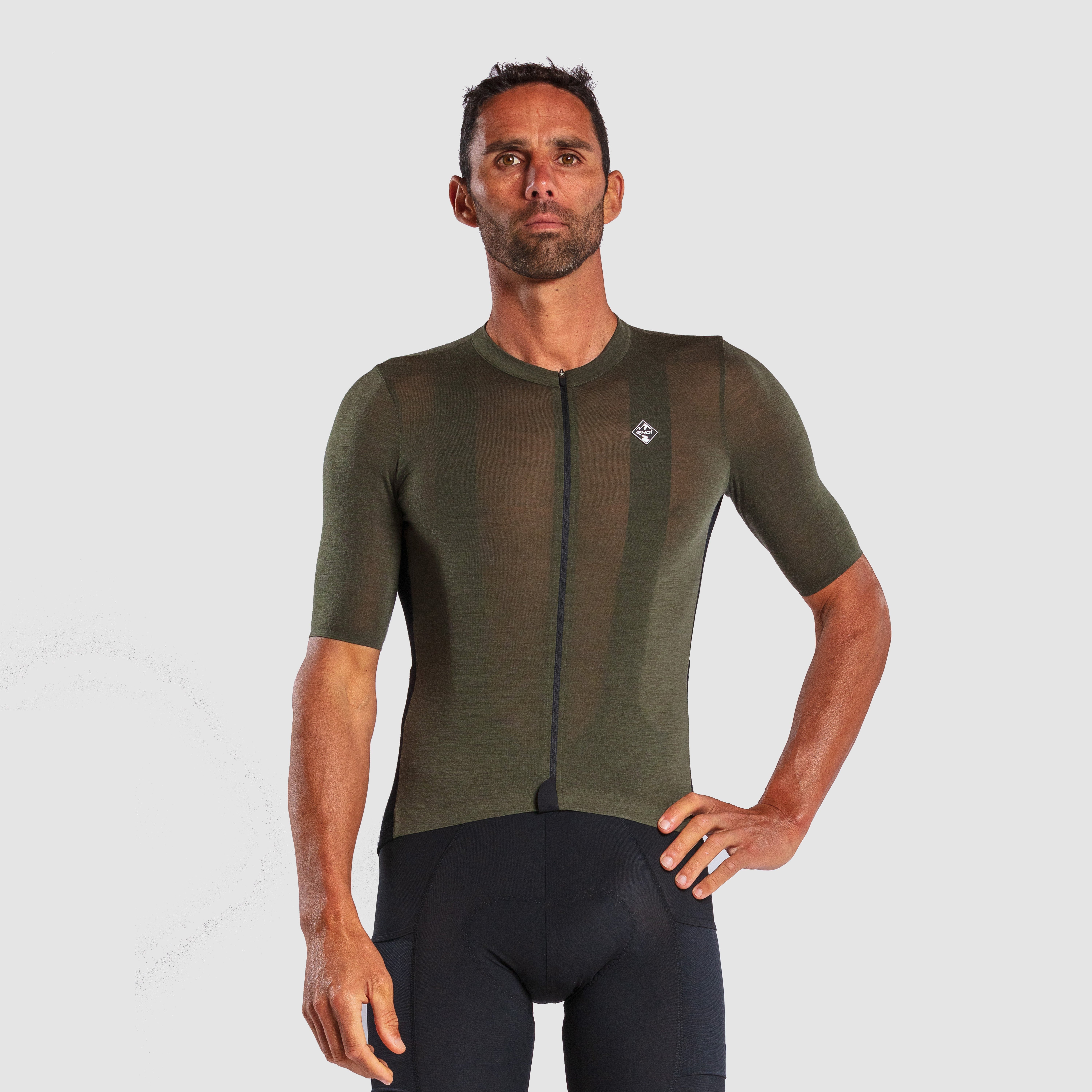 Merino Unisex Perf Gravel Jersey Black