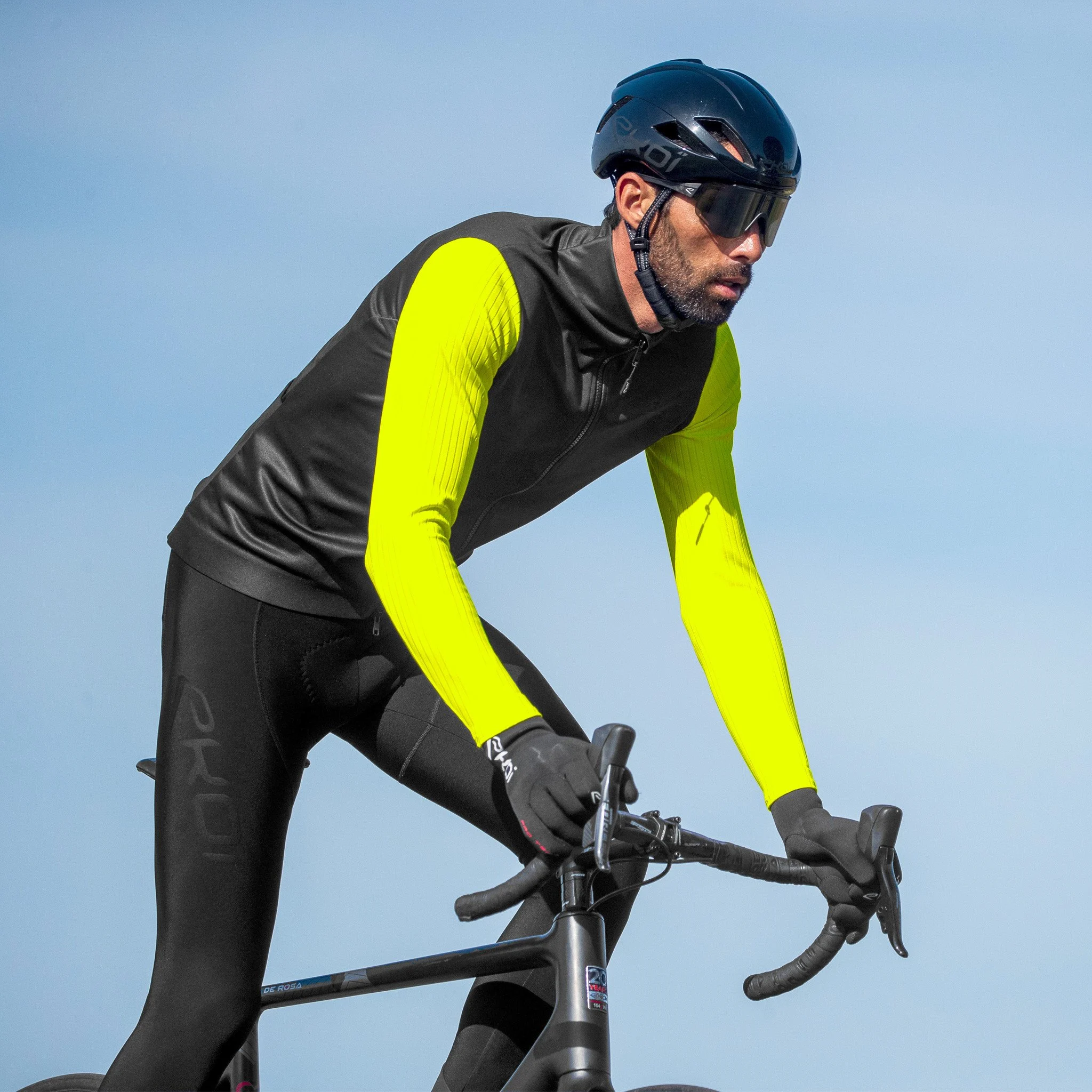 EKOI GRAPHENE Neon yellow thermal jacket