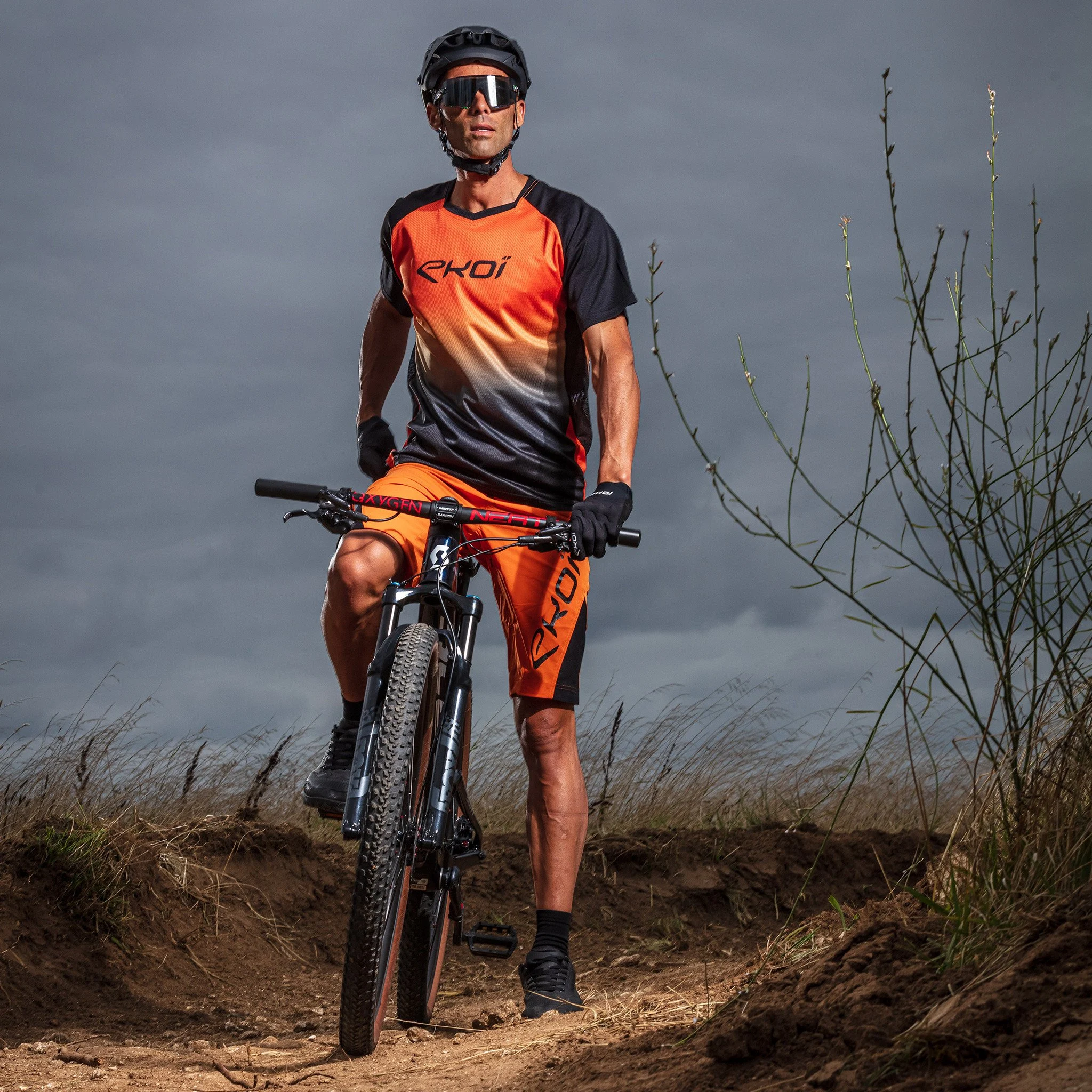 Short Sleeves Jersey EKOI MTB Grey