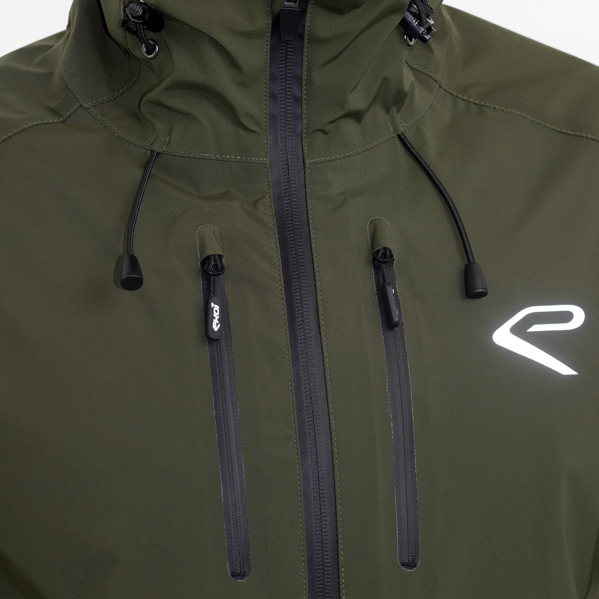 EKOI MTB Trail Charcoal green khaki rain cape