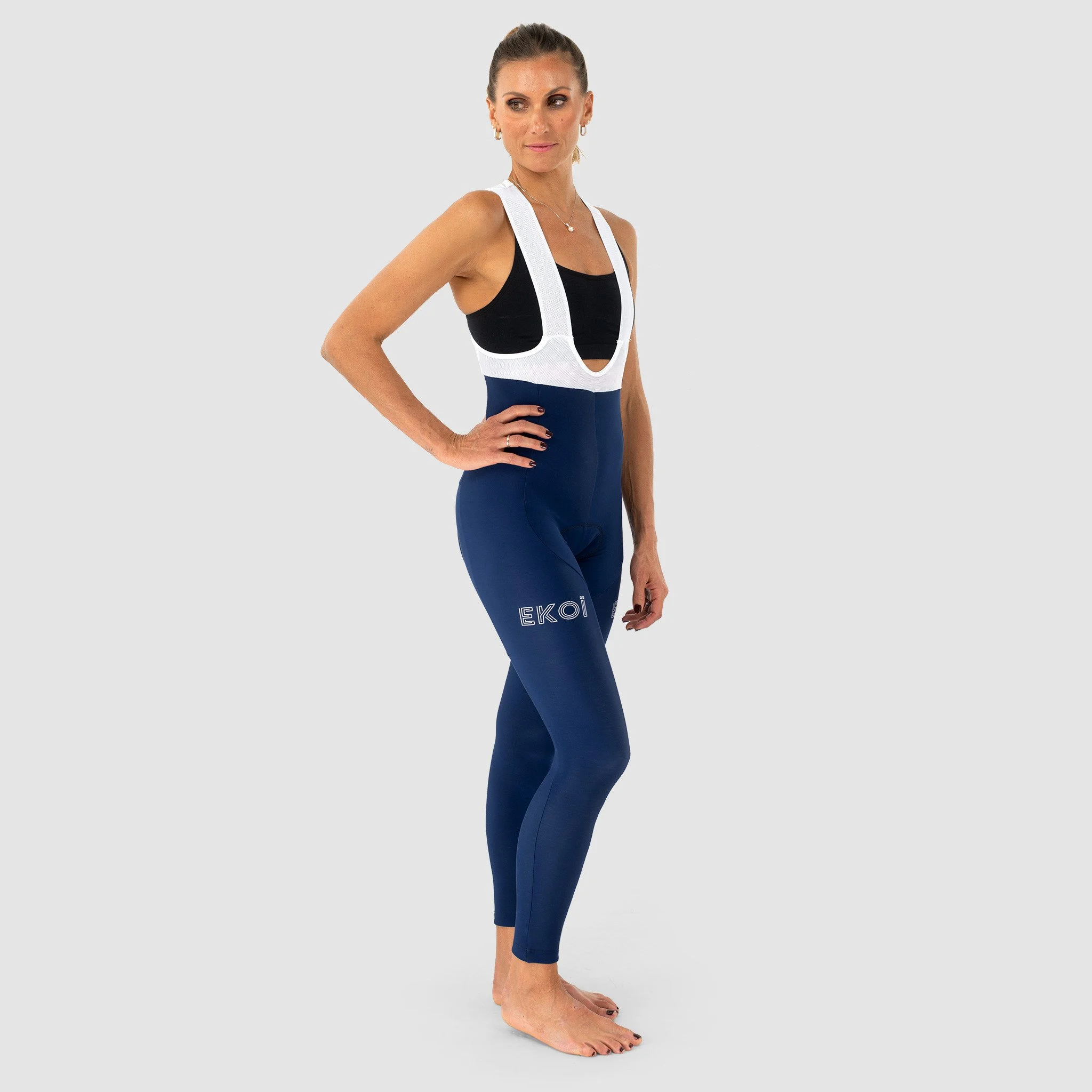 EKOI CORE Women's Marine Blue Bib Tights