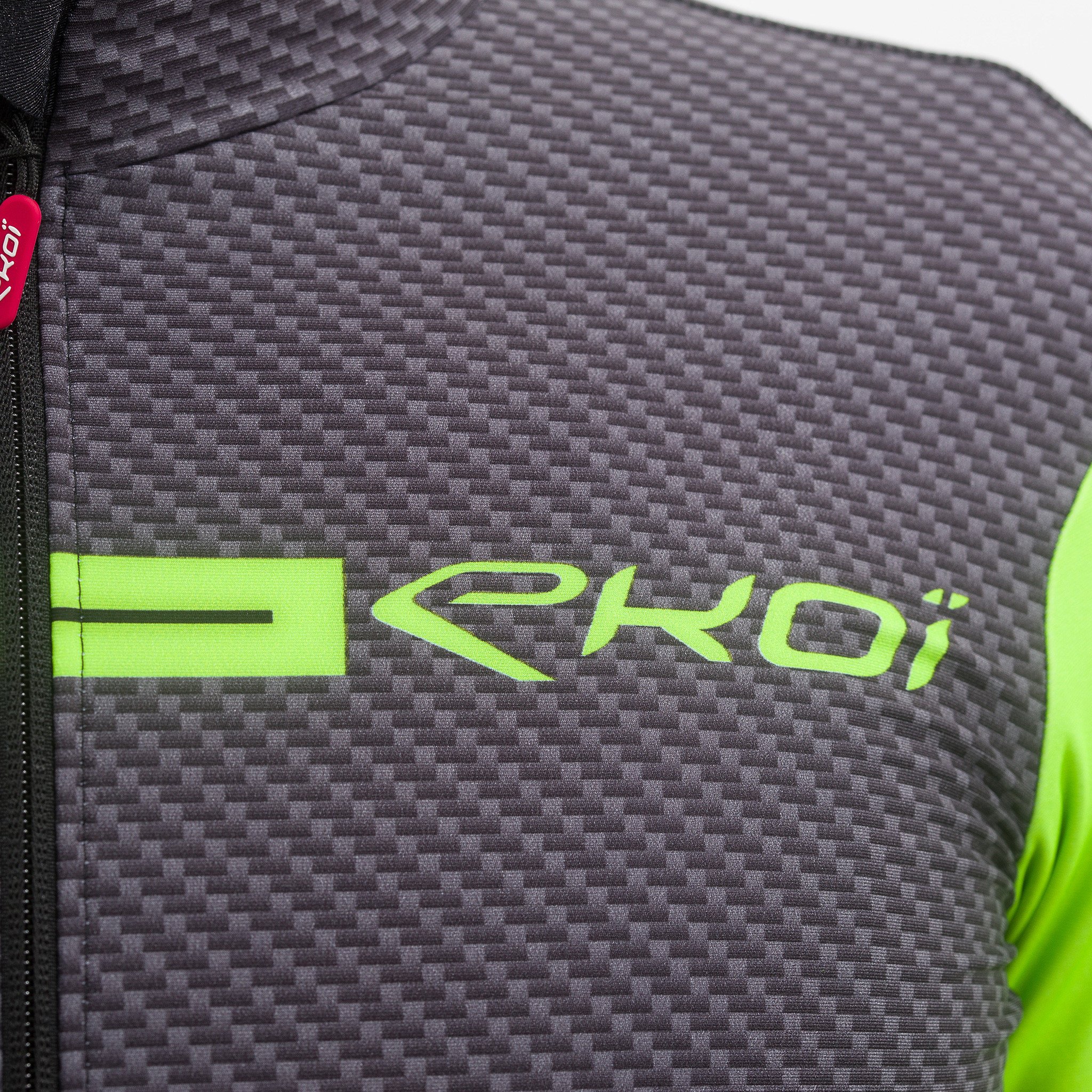 LONG SLEEVES JERSEY EKOI CARBON NEON YELLOW