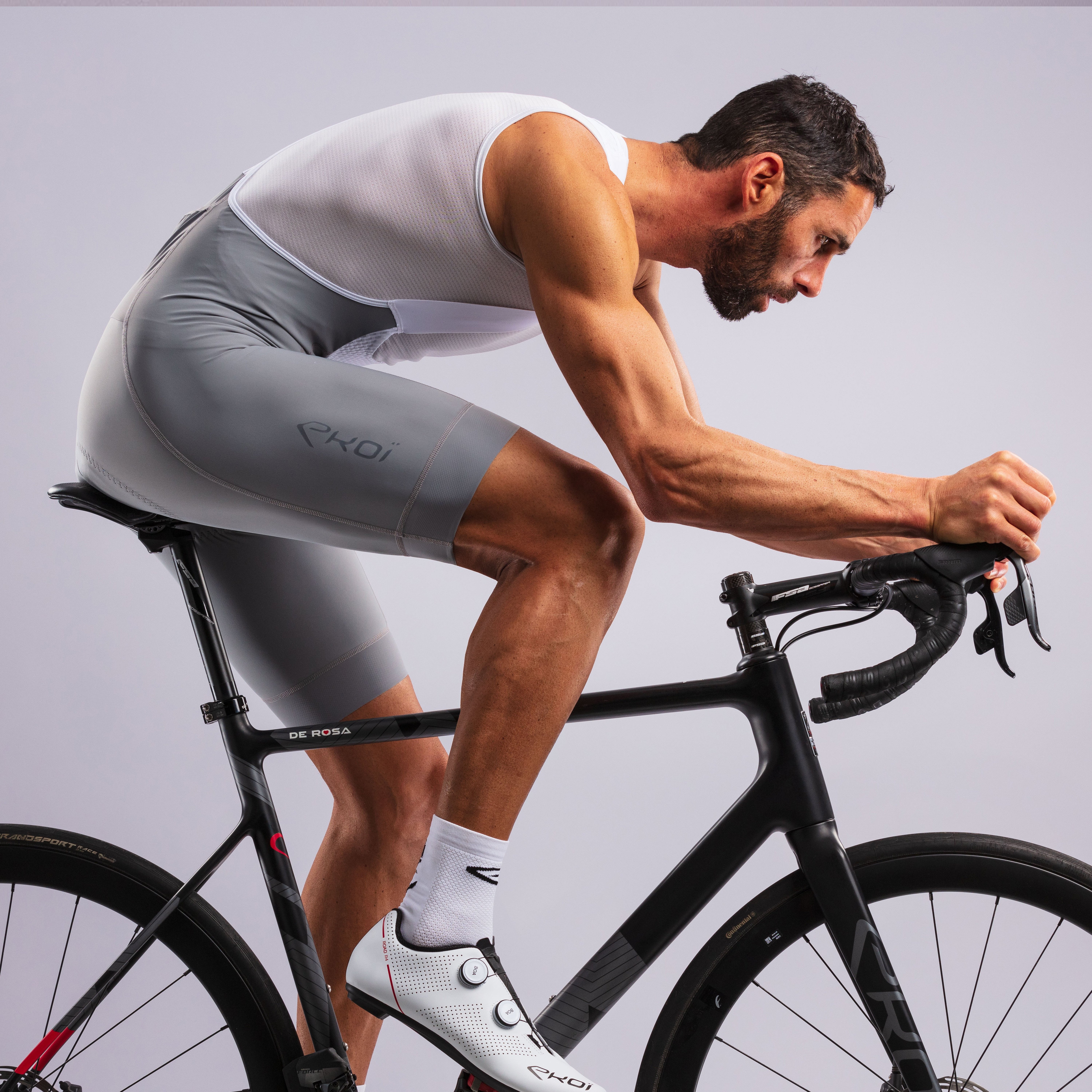 EKOI FAST DRY Bib Shorts Black