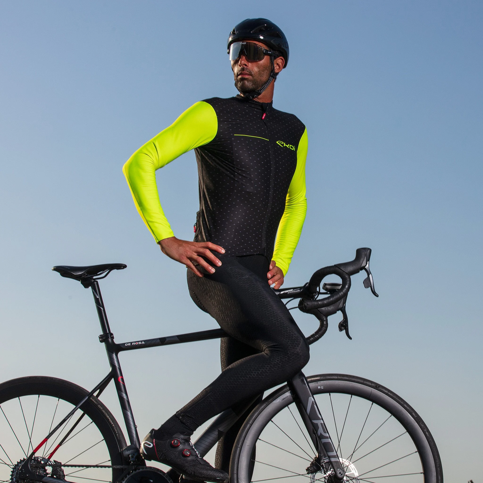 EKOI CROSS ROAD Red LS jersey