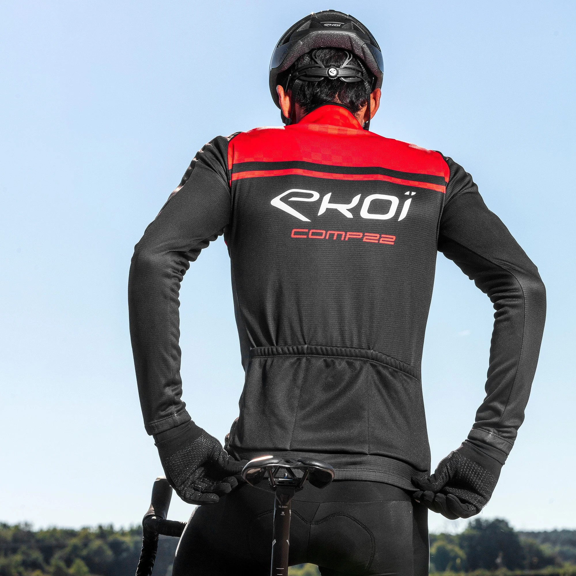 WINTER THERMAL JACKET EKOI COMP22 RED