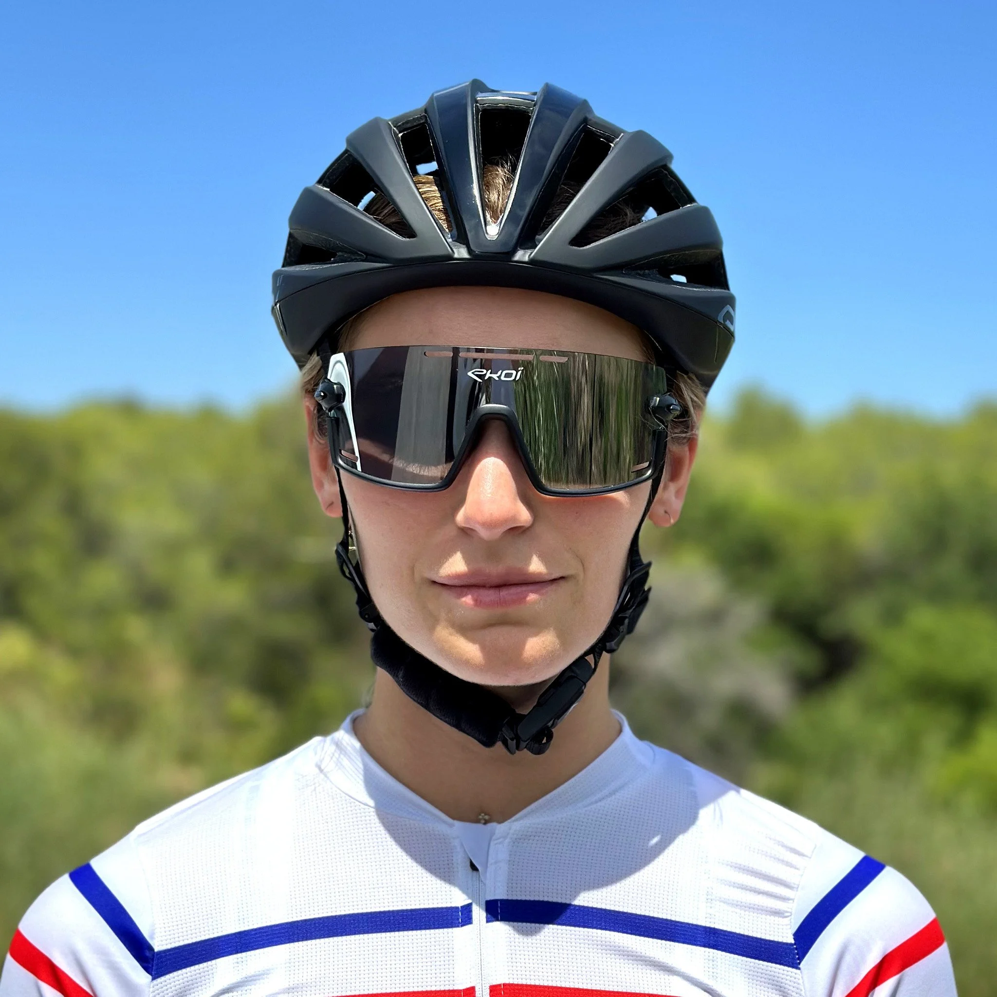 GLASSES EKOI PERSOEVO8 White Revo Red Cat3