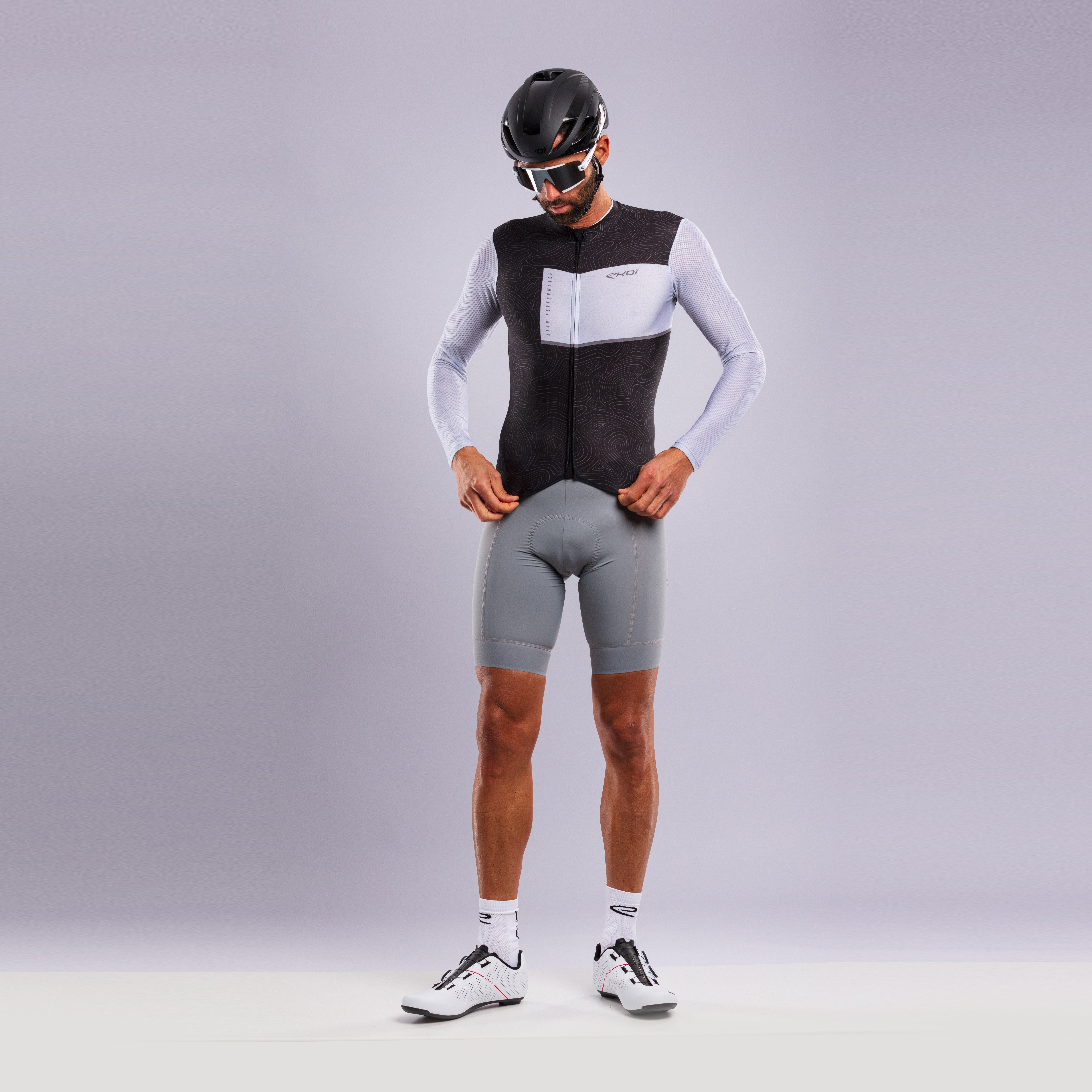 EKOI ROAD BLACK MID SEASON JERSEY