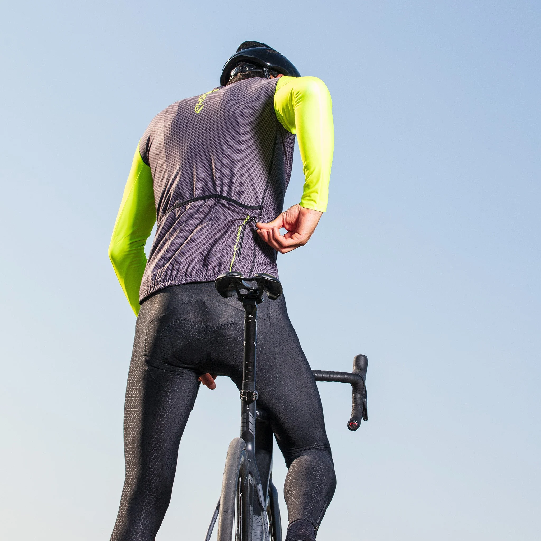 LONG SLEEVES JERSEY EKOI CARBON NEON YELLOW