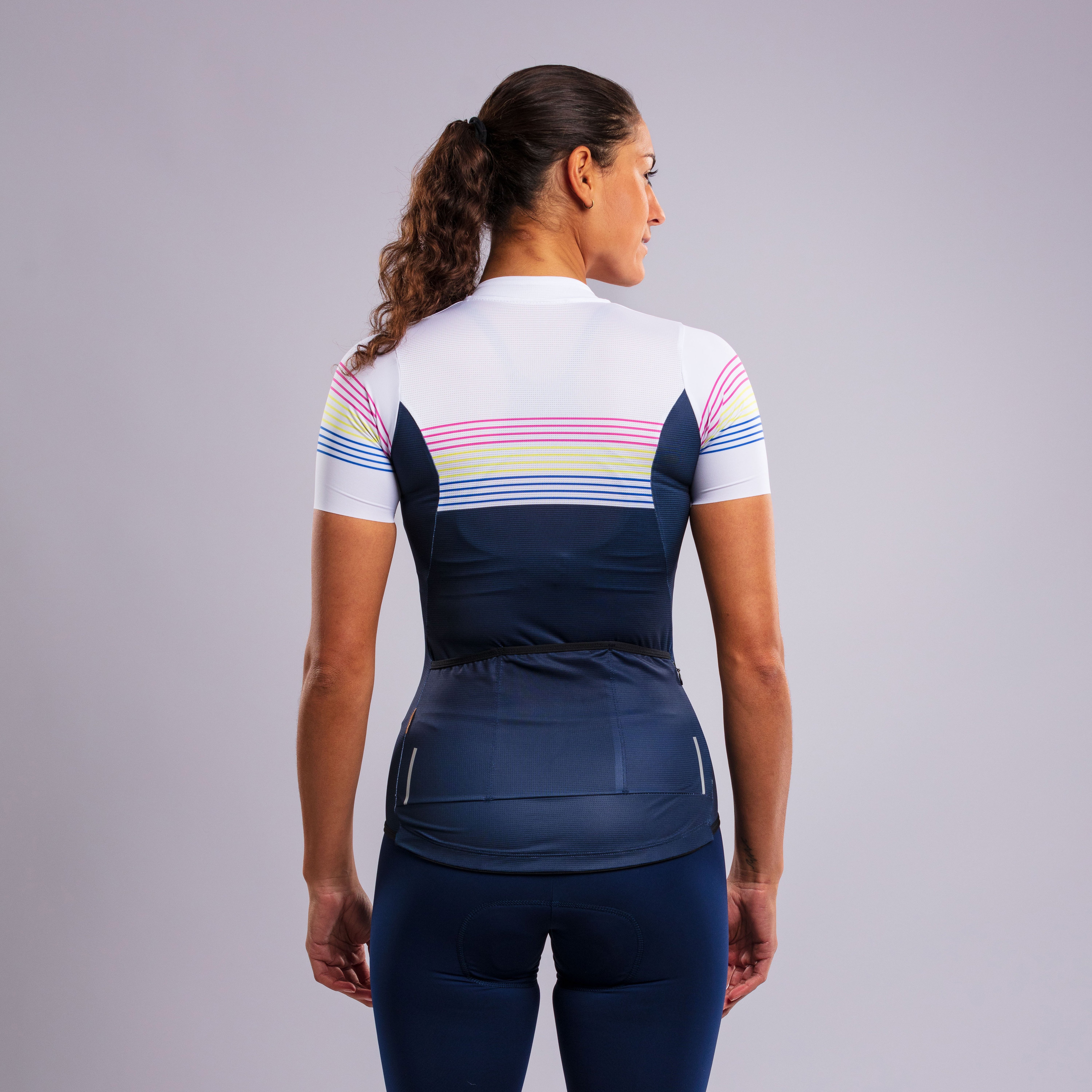 Women's sleeveless jersey EKOI Perf ROAD LINES Black