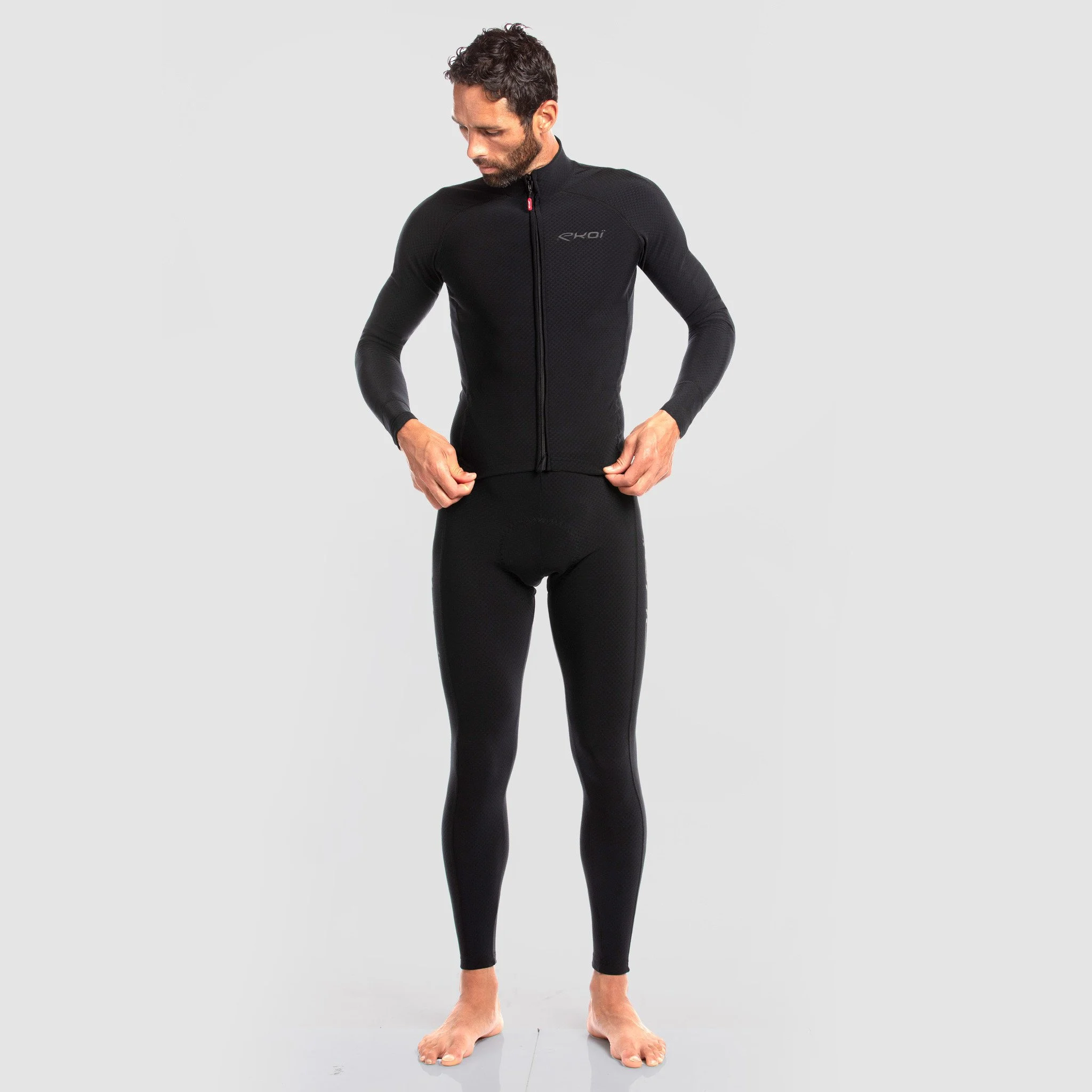 EKOI PRO GEL MEMORY Black thermal skin suit