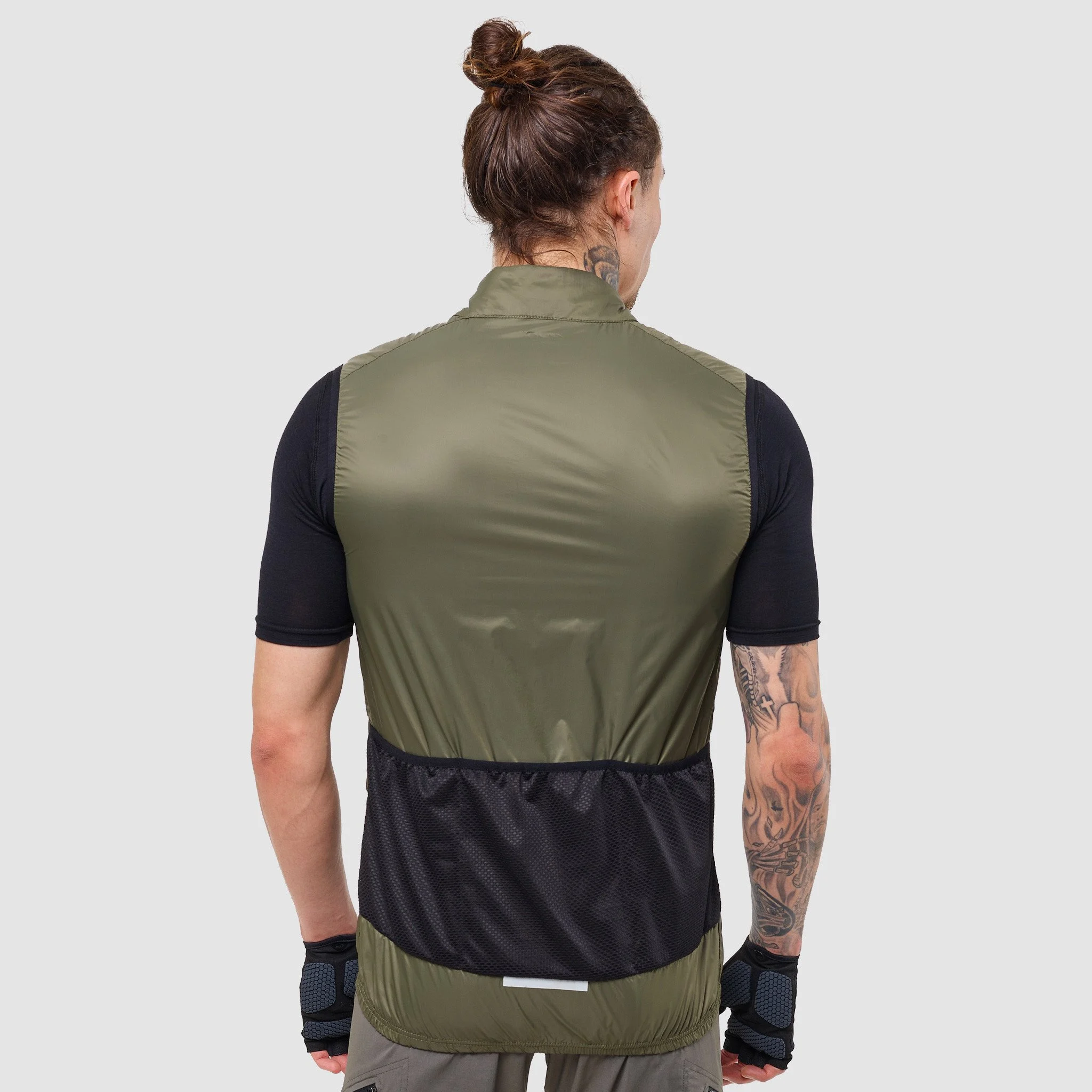 Unisex Windproof Vest EKOI GRAVEL PADDED Stone Grey