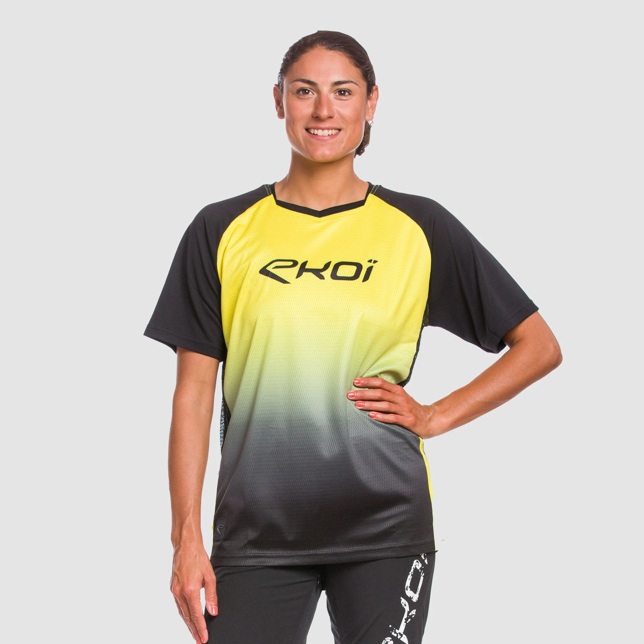 Short Sleeves Jersey EKOI MTB Grey