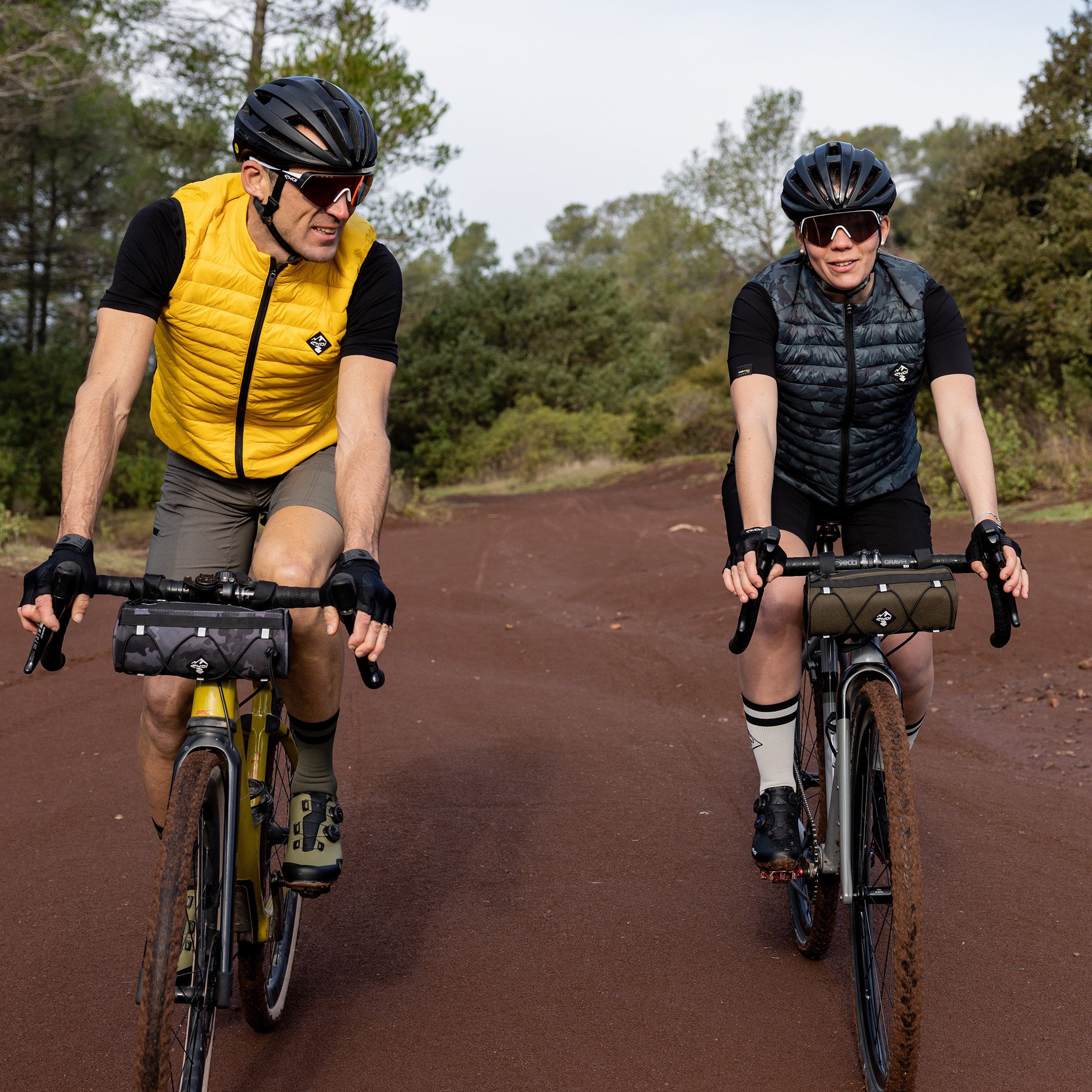 Unisex Windproof Vest EKOI GRAVEL PADDED Stone Grey