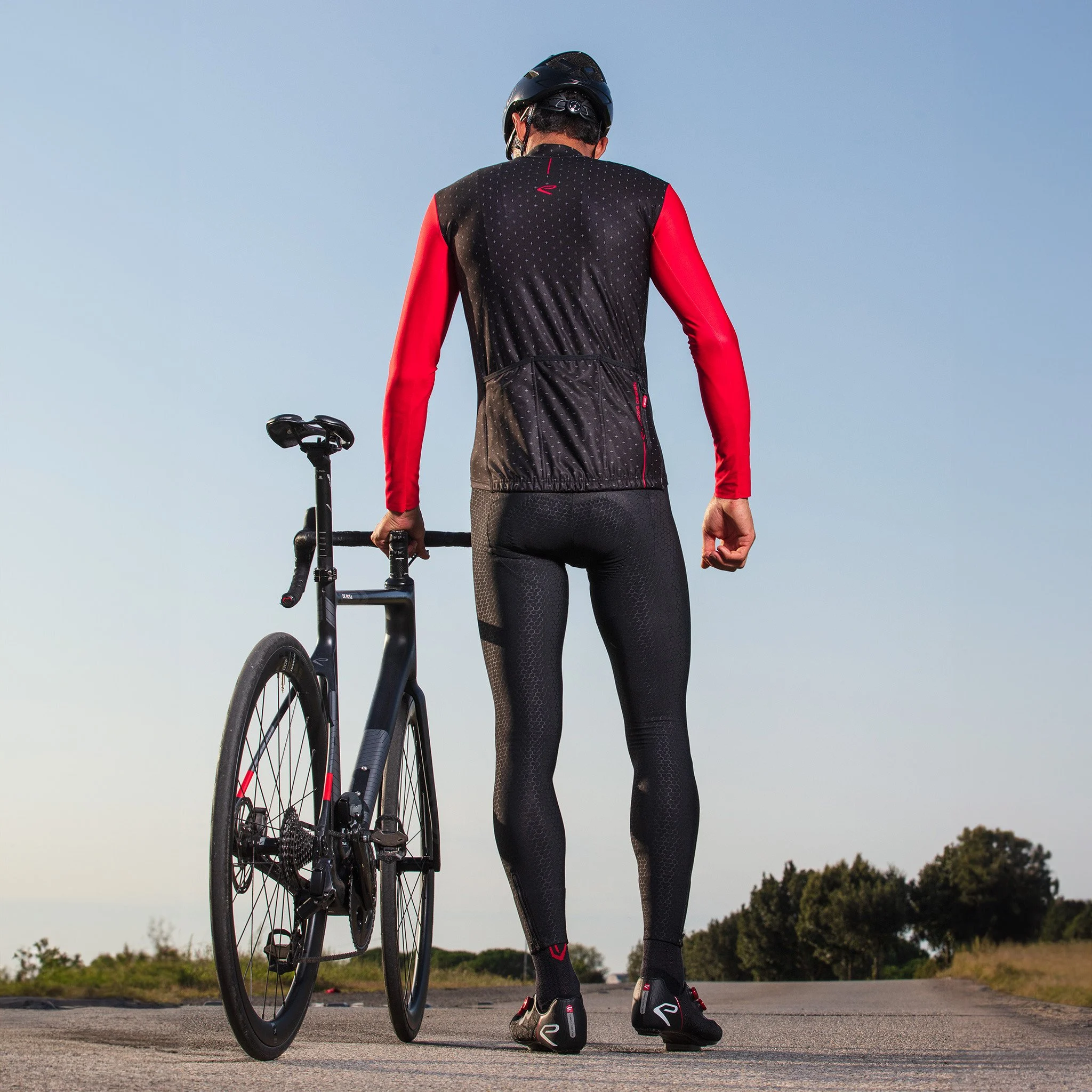 EKOI CROSS ROAD Red LS jersey