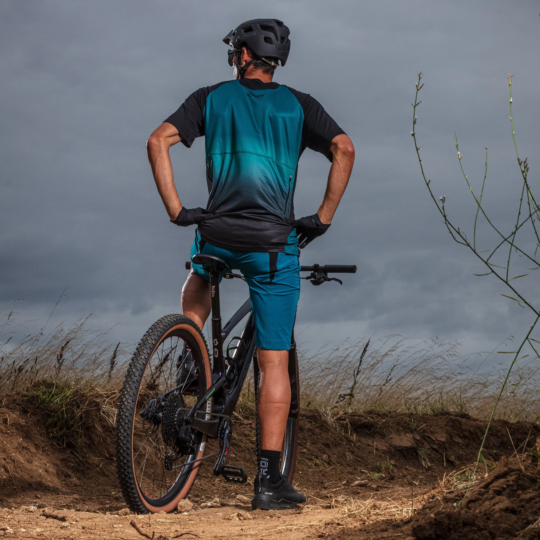 Short Sleeves Jersey EKOI MTB Blue