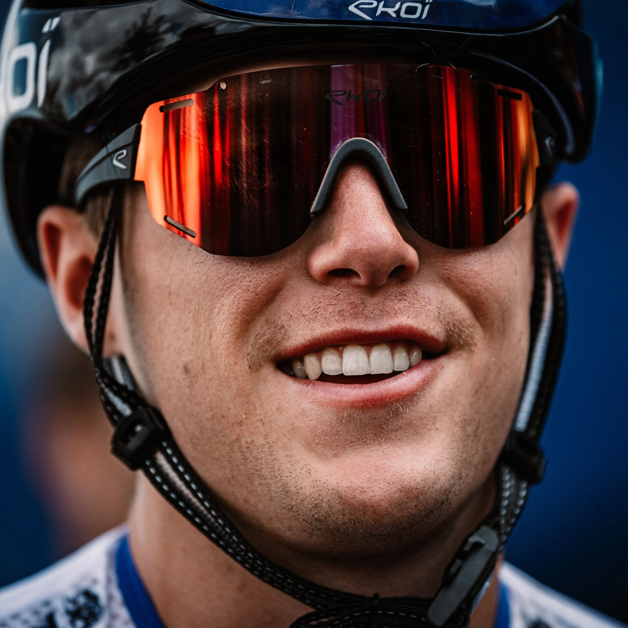 Lunettes EKOI Racing CARBON28 Noir Mirror Cat3