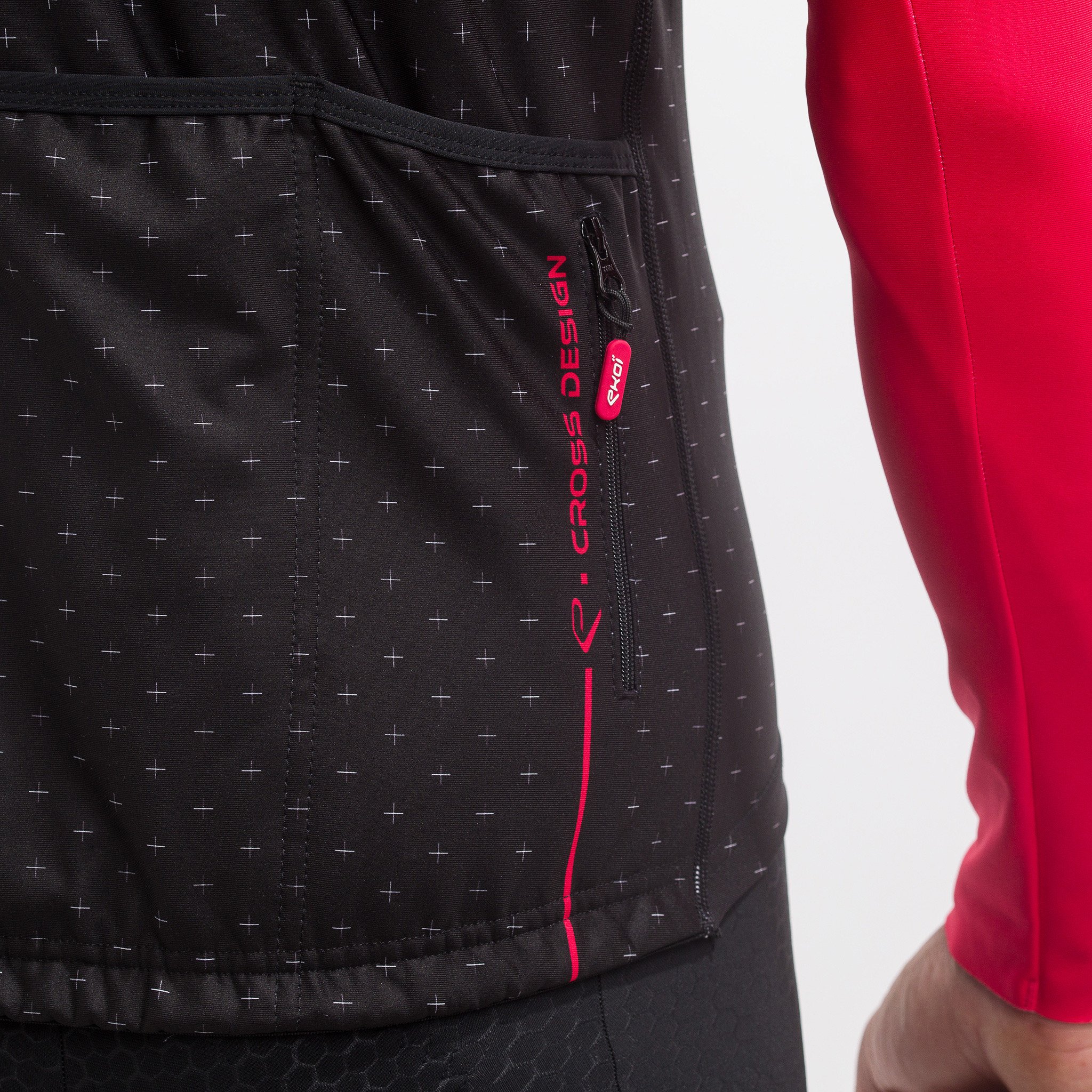 EKOI CROSS ROAD Red LS jersey