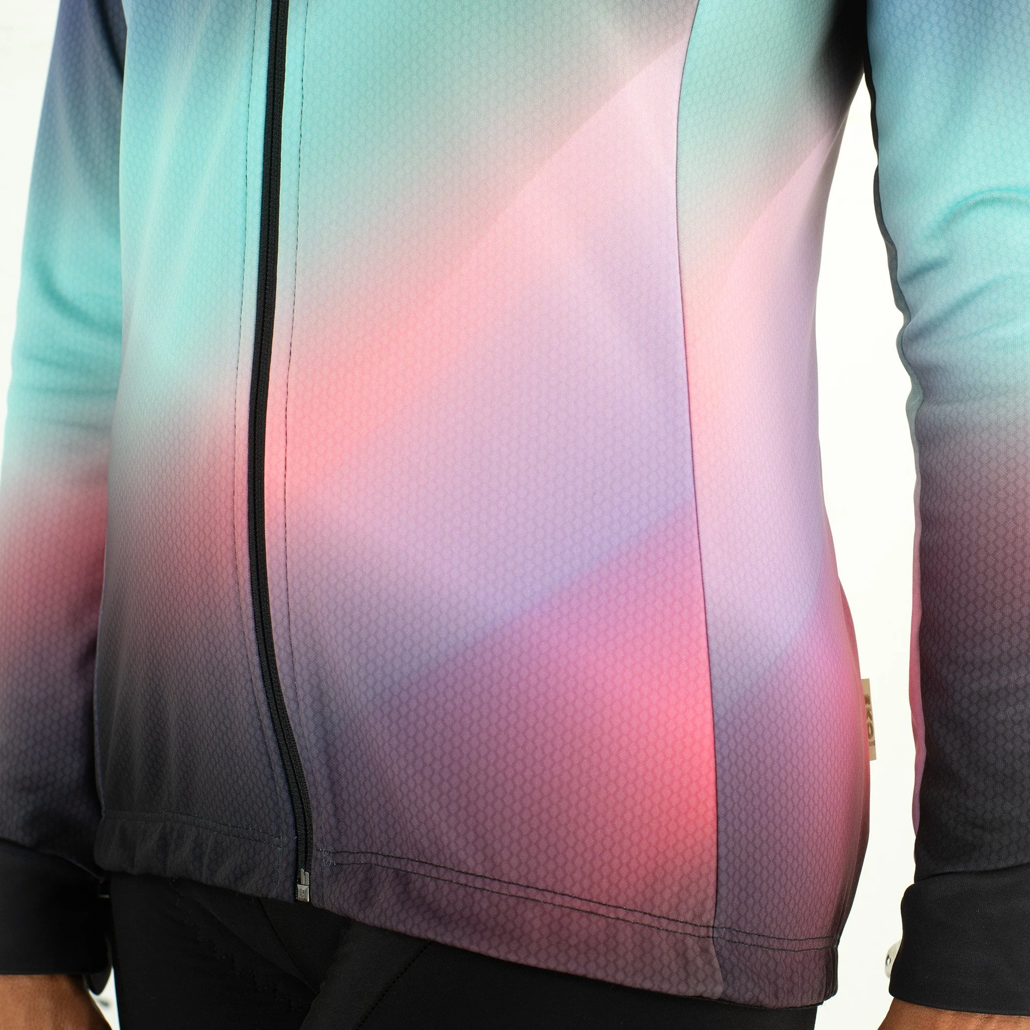Women Long Sleeves Jersey EKOI AURA Pink