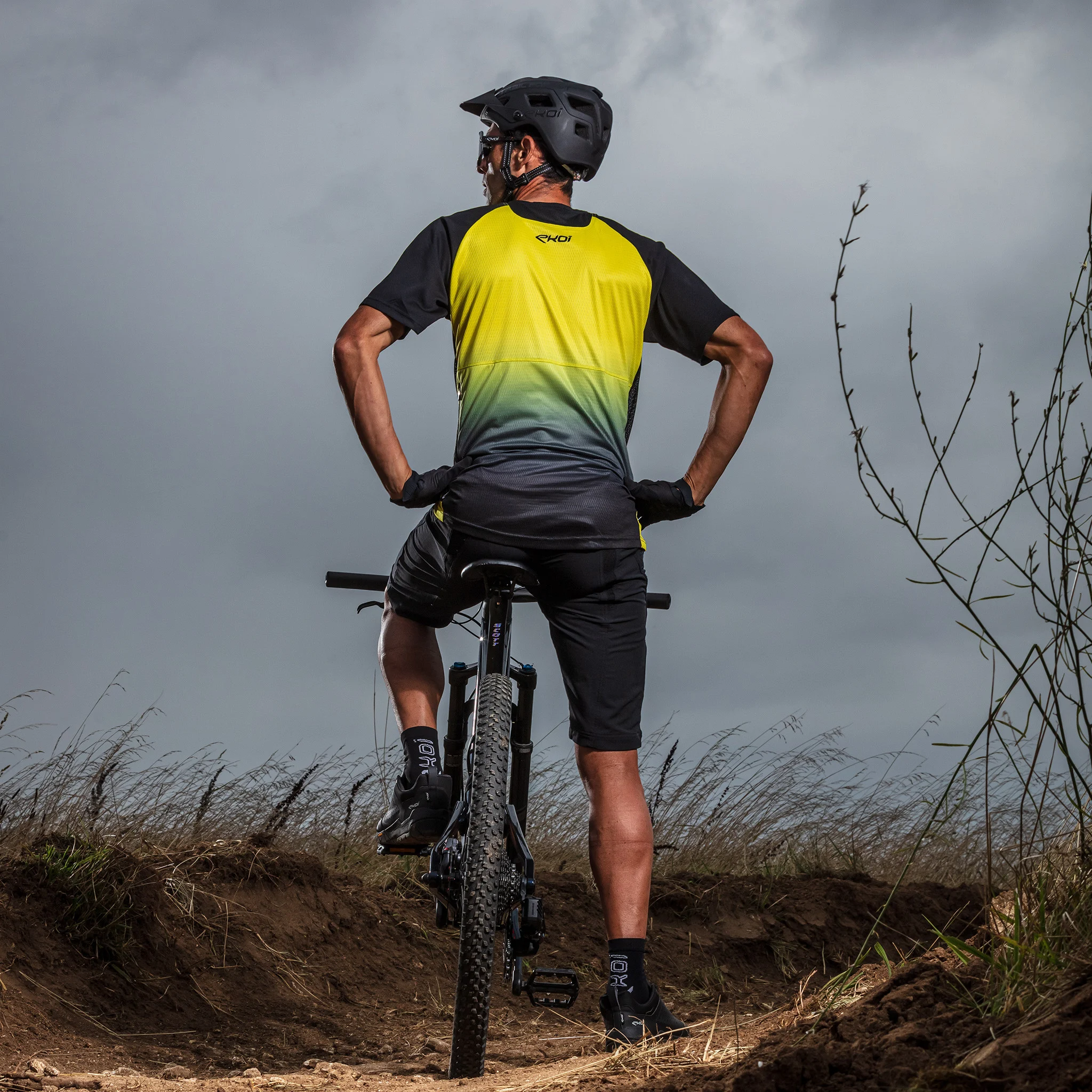 Short Sleeves Jersey EKOI MTB Grey